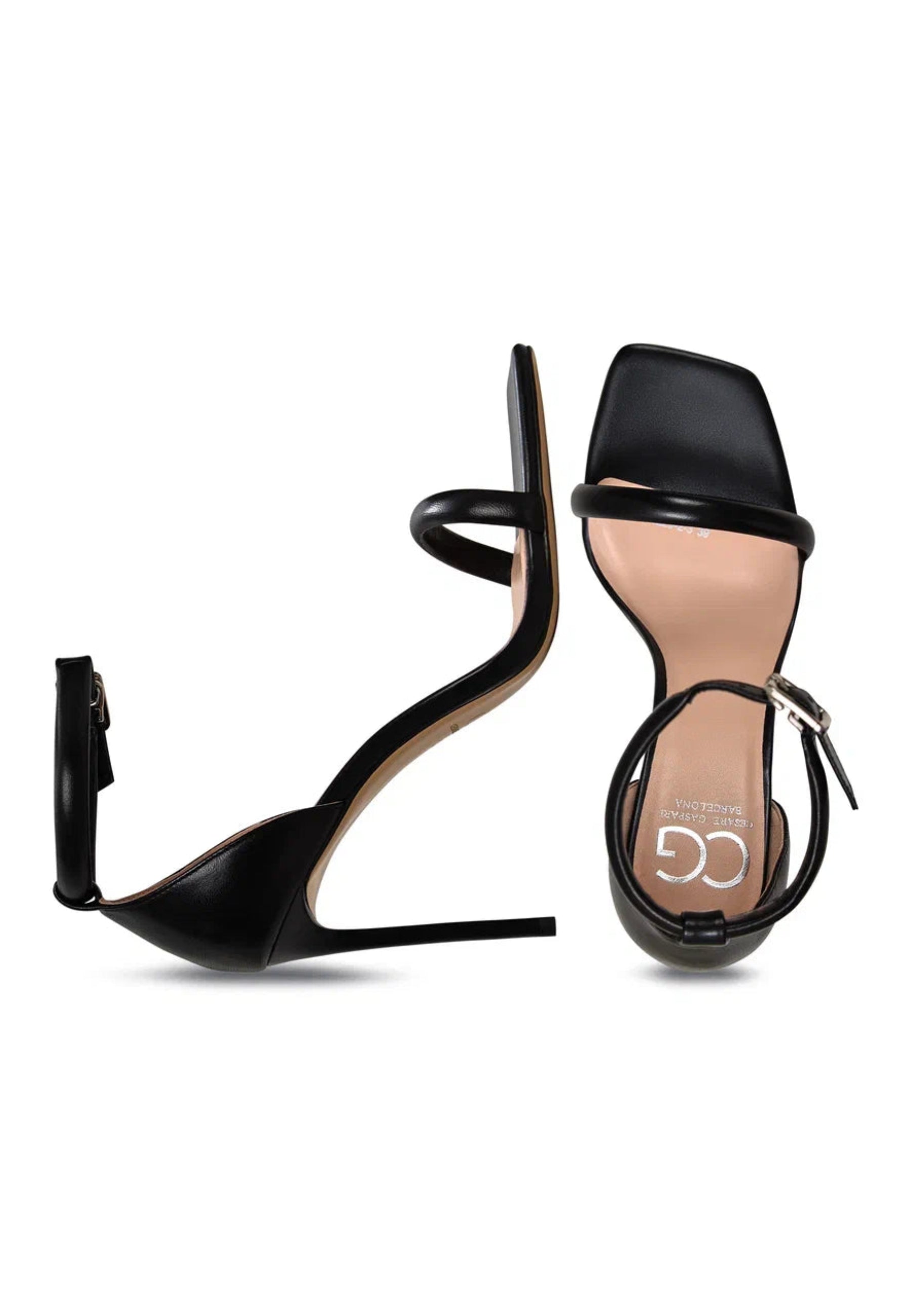 Stiletto High Heeled Sandals Martina - Black