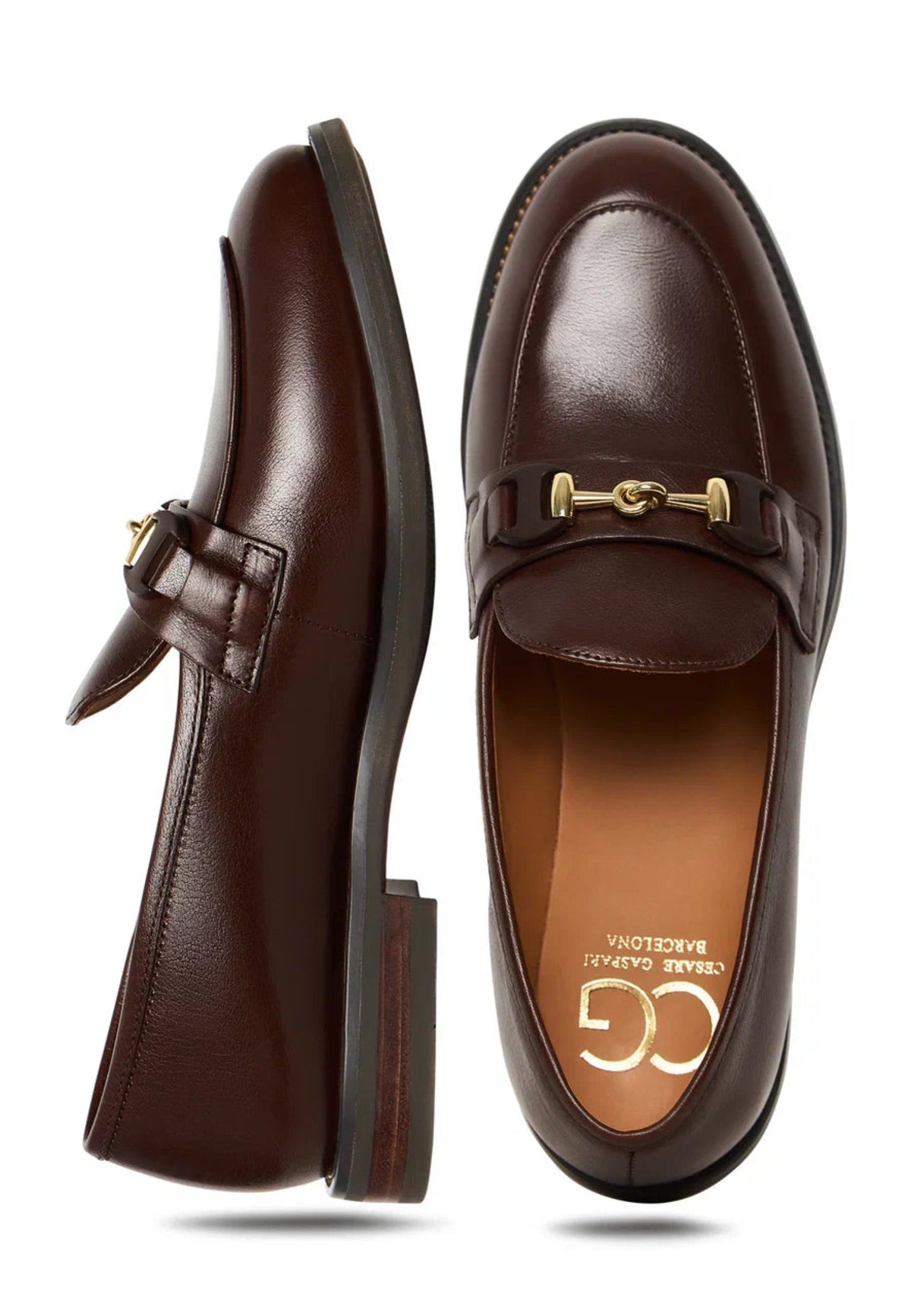 Leather Loafers - Brown
