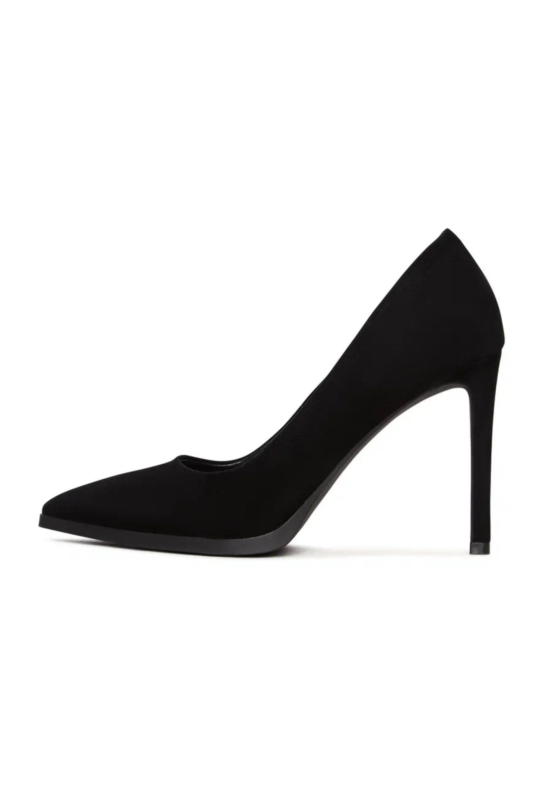 Skyline Suede Stilettos - Black