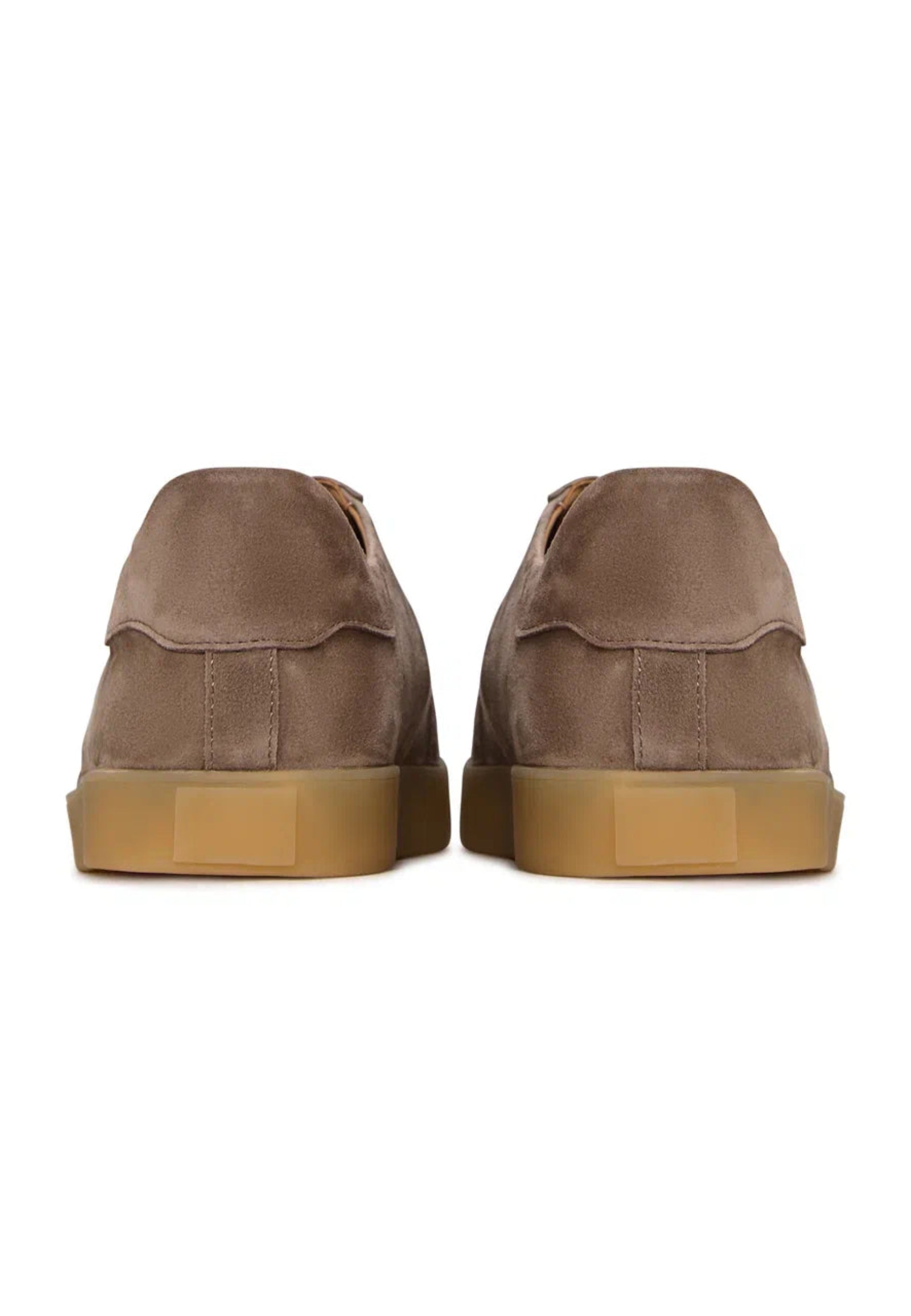 Classic Suede Low-Top Sneakers - Beige