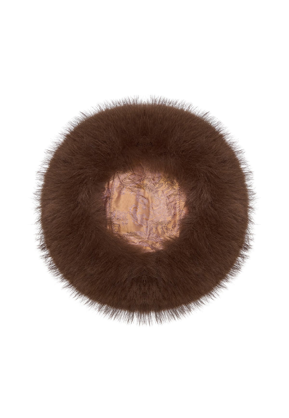 Wintermütze aus Kunstfell – Braun