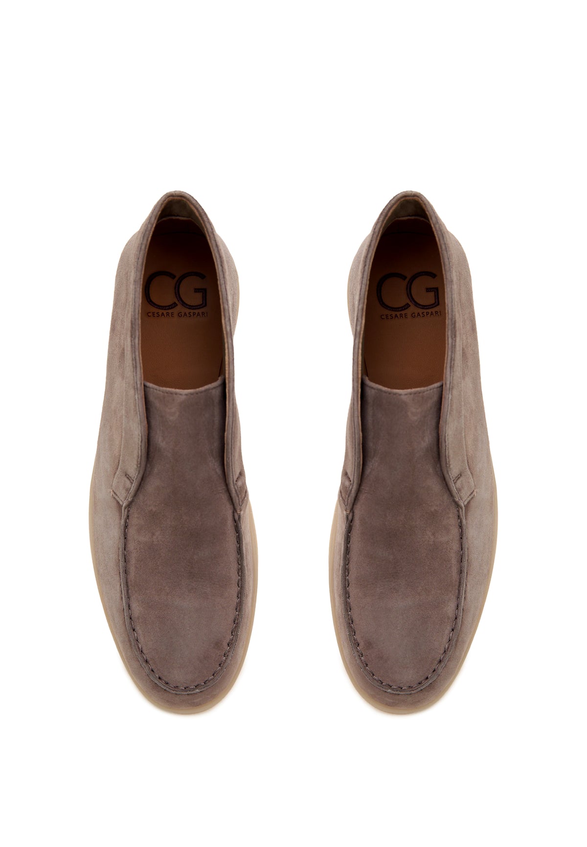 Noir Step High loafers – Mørk beige