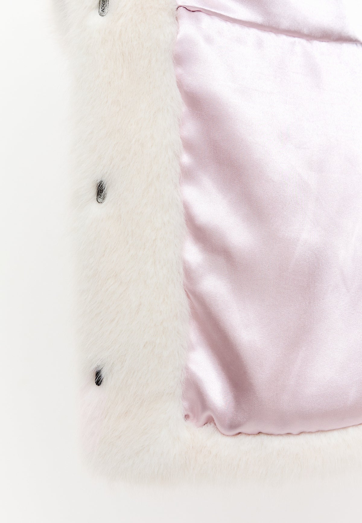 Veste en fausse fourrure – Perle
