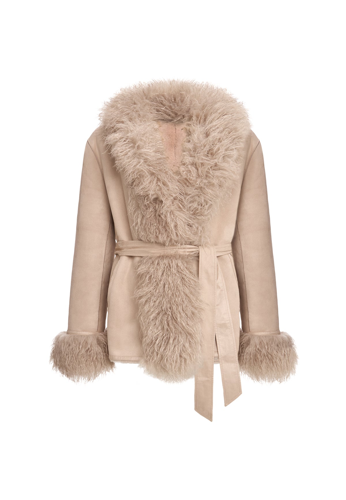 Reversible Classic Shell Coat - Beige