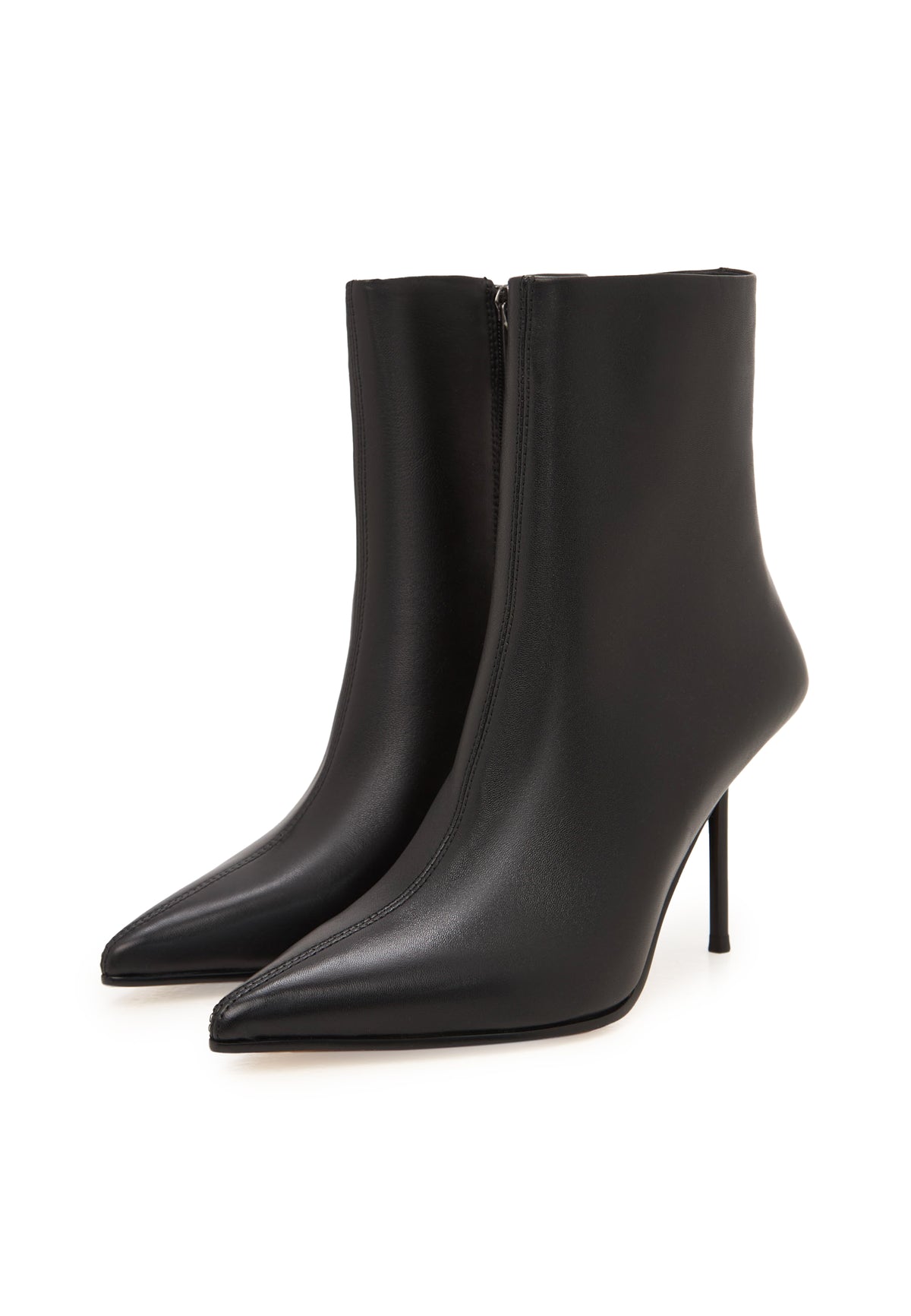 Stiletto Ankle Boots - Black
