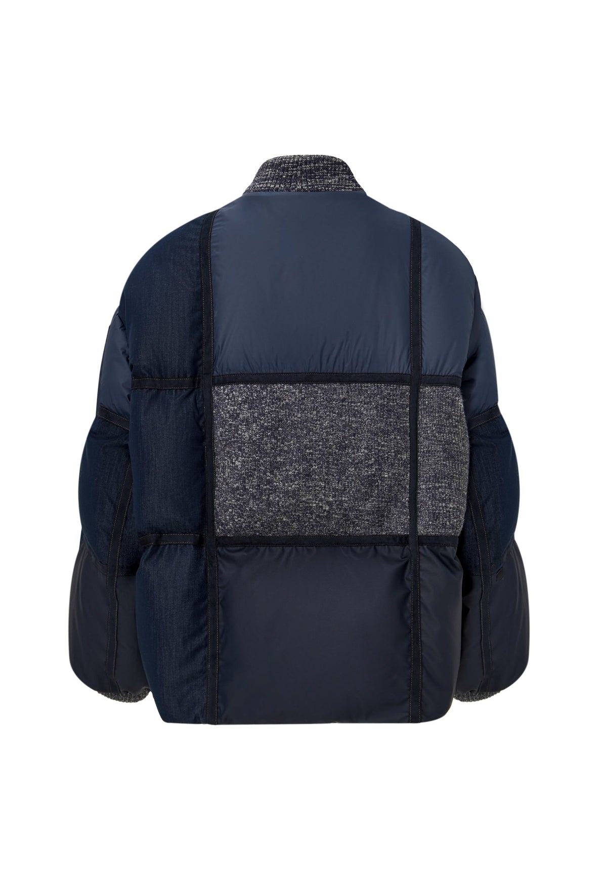 Patch Drift dunjakke – Mørkeblå