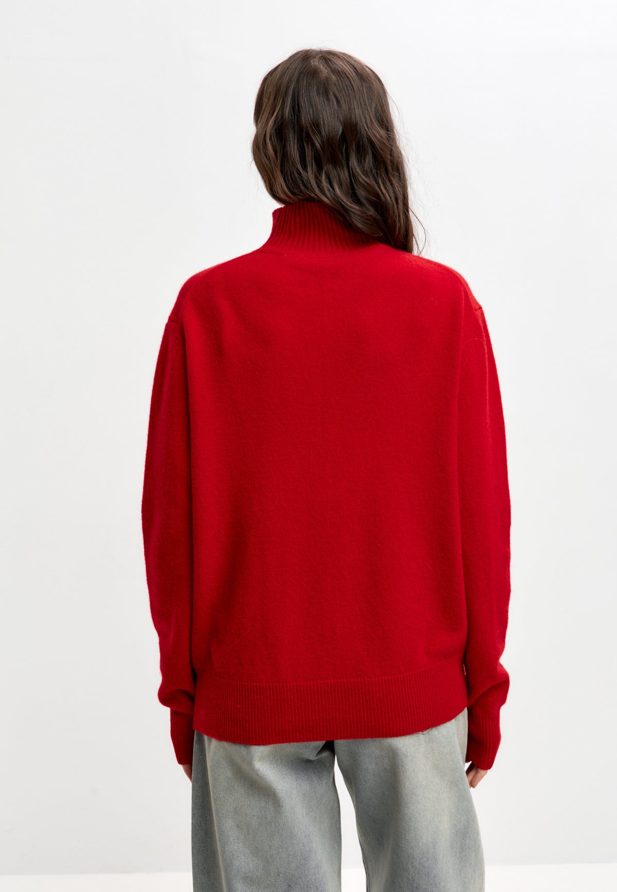 Jersey de lana merino Mauve – Marrón