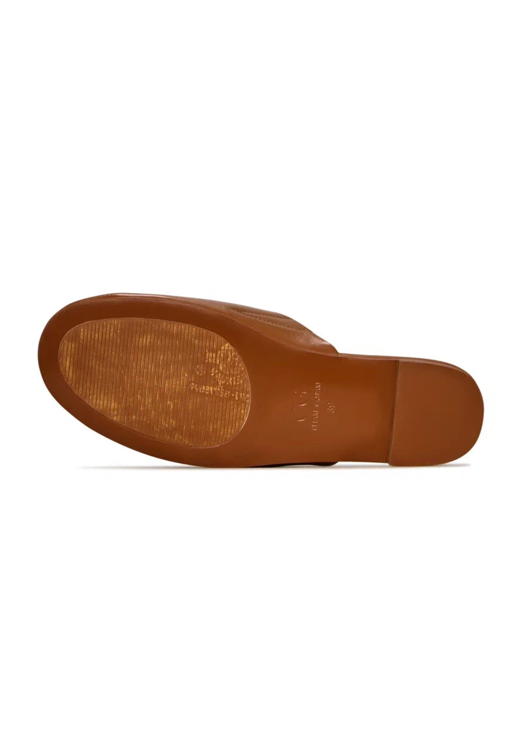 Minimalist Leather Mules - Brown