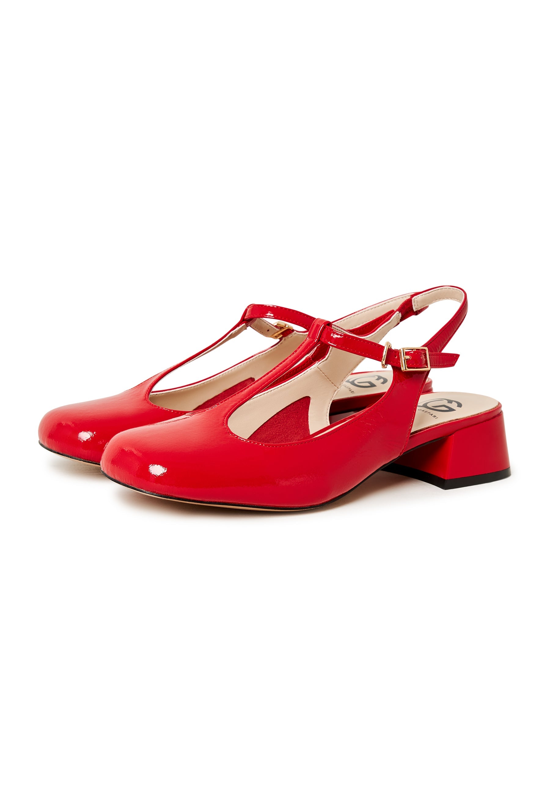 Slingback-Pumps Irina - Rot