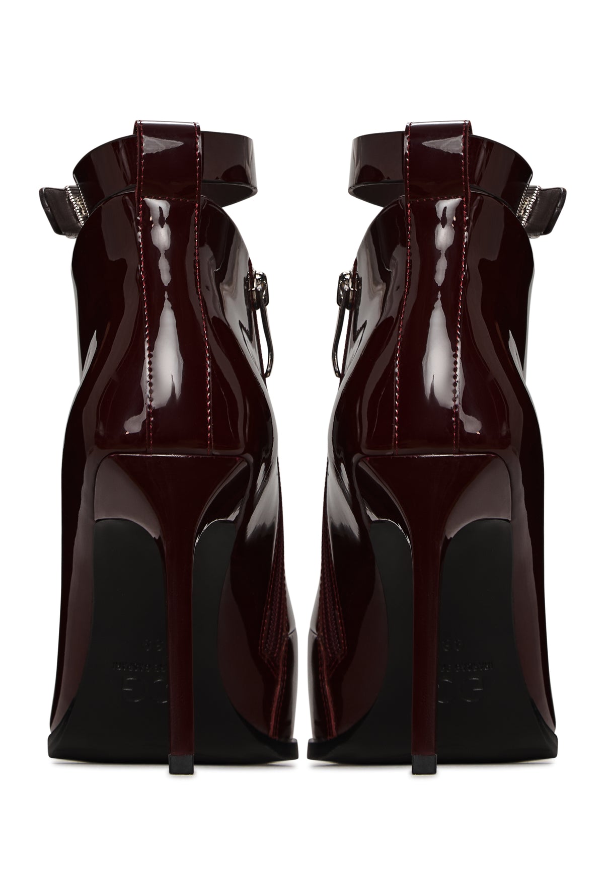 Midnight Charm Stiletto Boots - Bordeaux