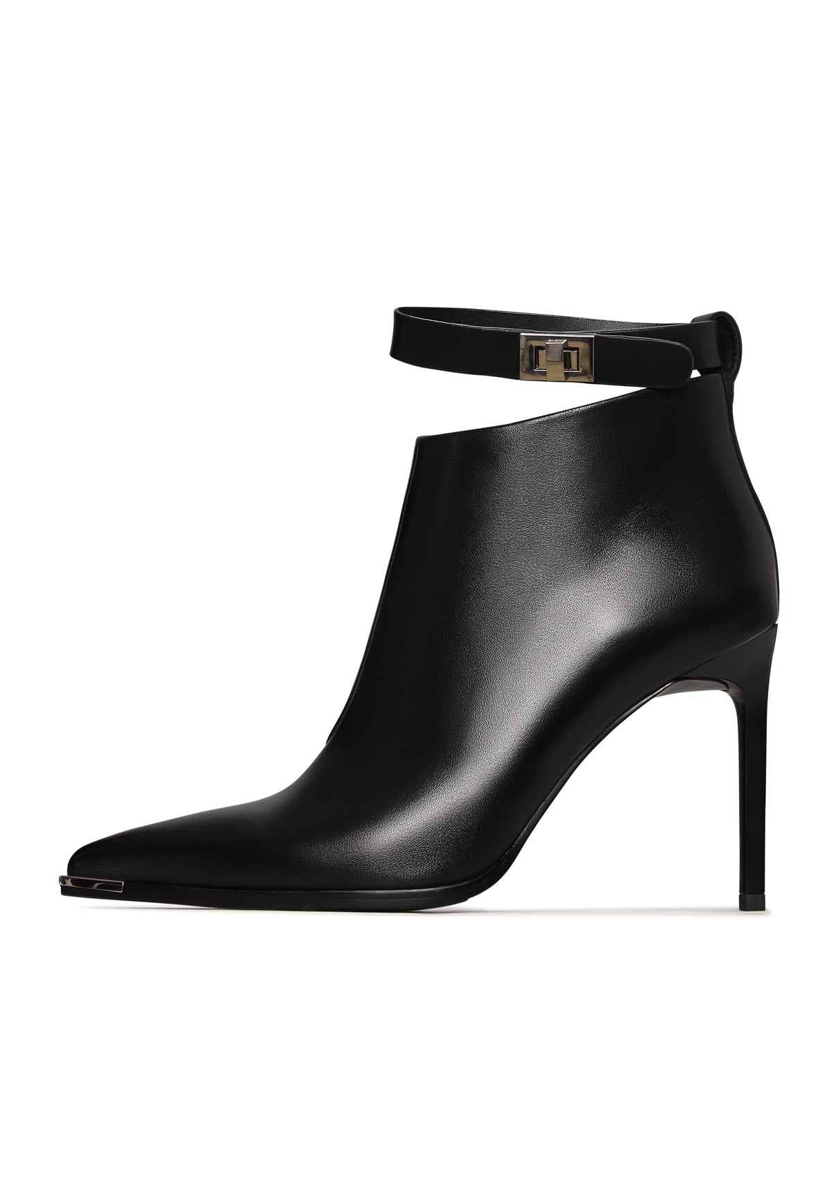 Midnight Charm Stiletto Boots - Black