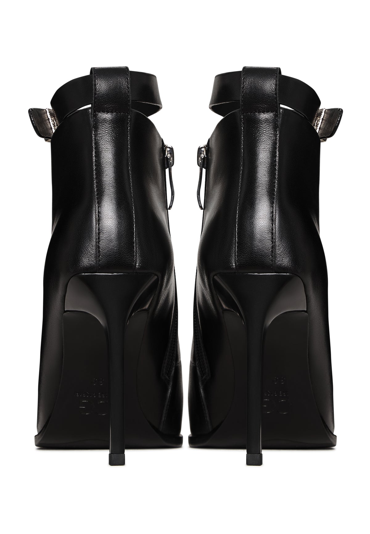 Midnight Charm Stiletto Boots - Black