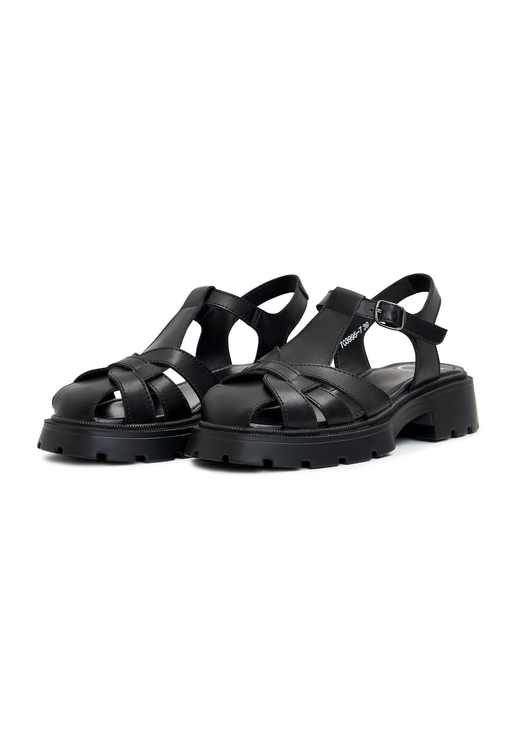 Leather Platform Sandals Mayda