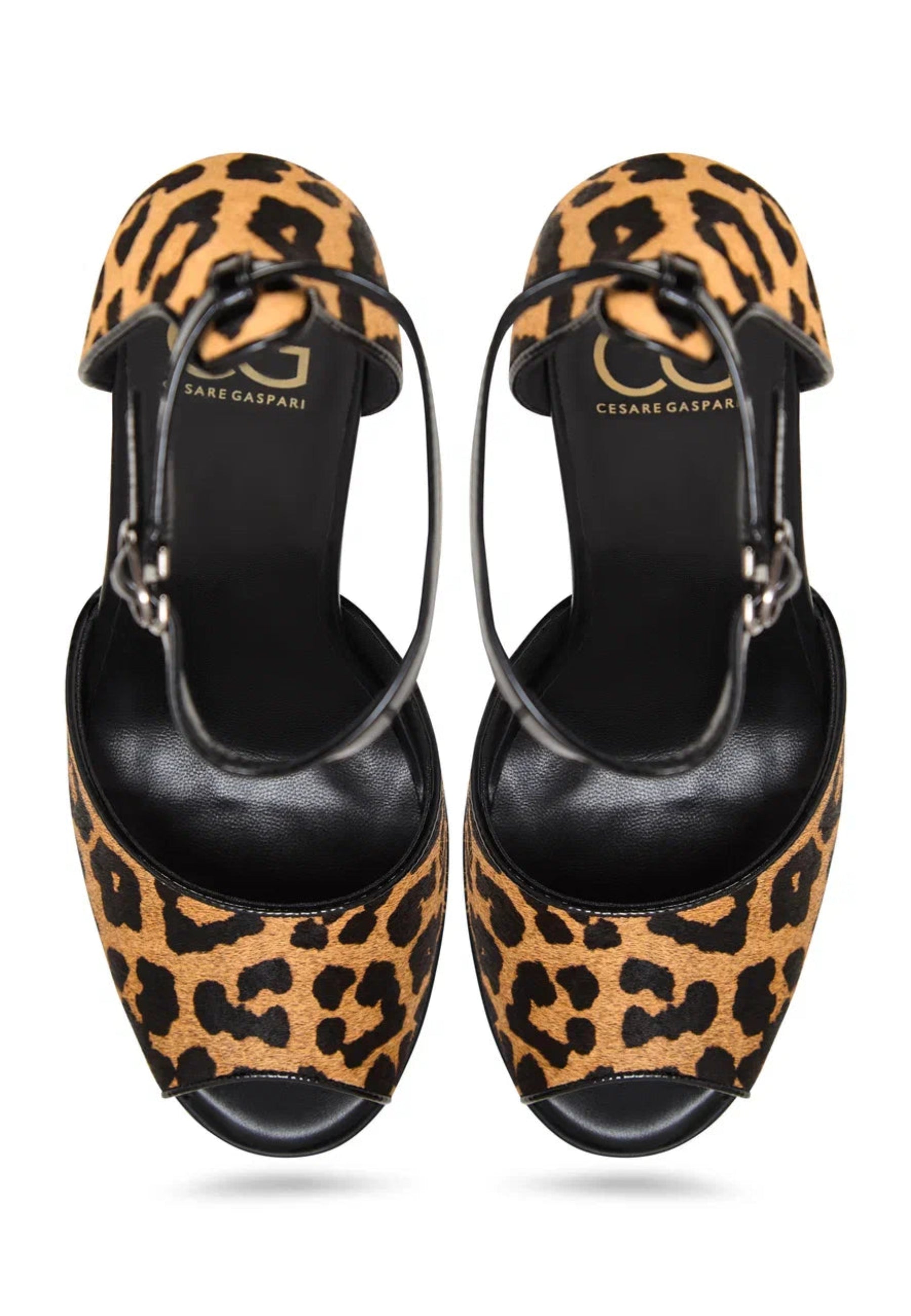 Charm Block Heel Pumps - Leopard