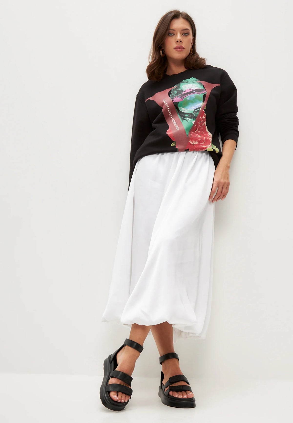 Leather Platform Sandals