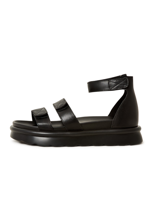 Leather Platform Sandals