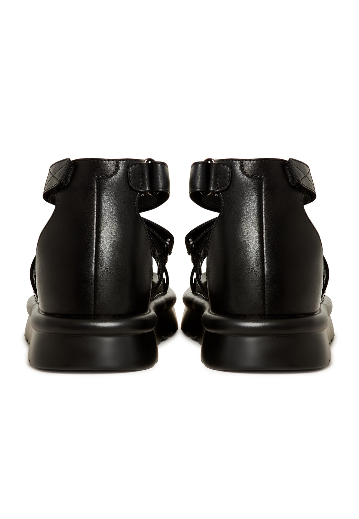 Leather Platform Sandals