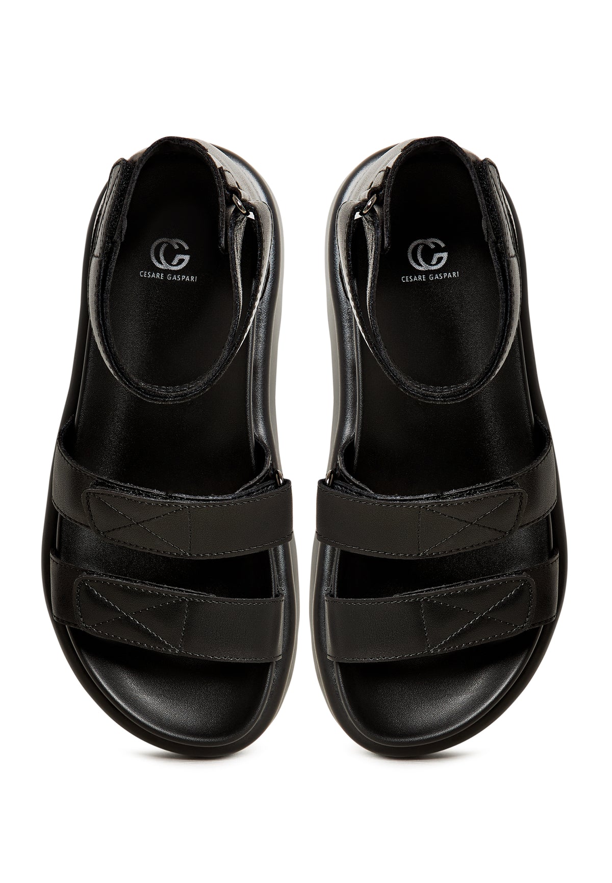 Leather Platform Sandals