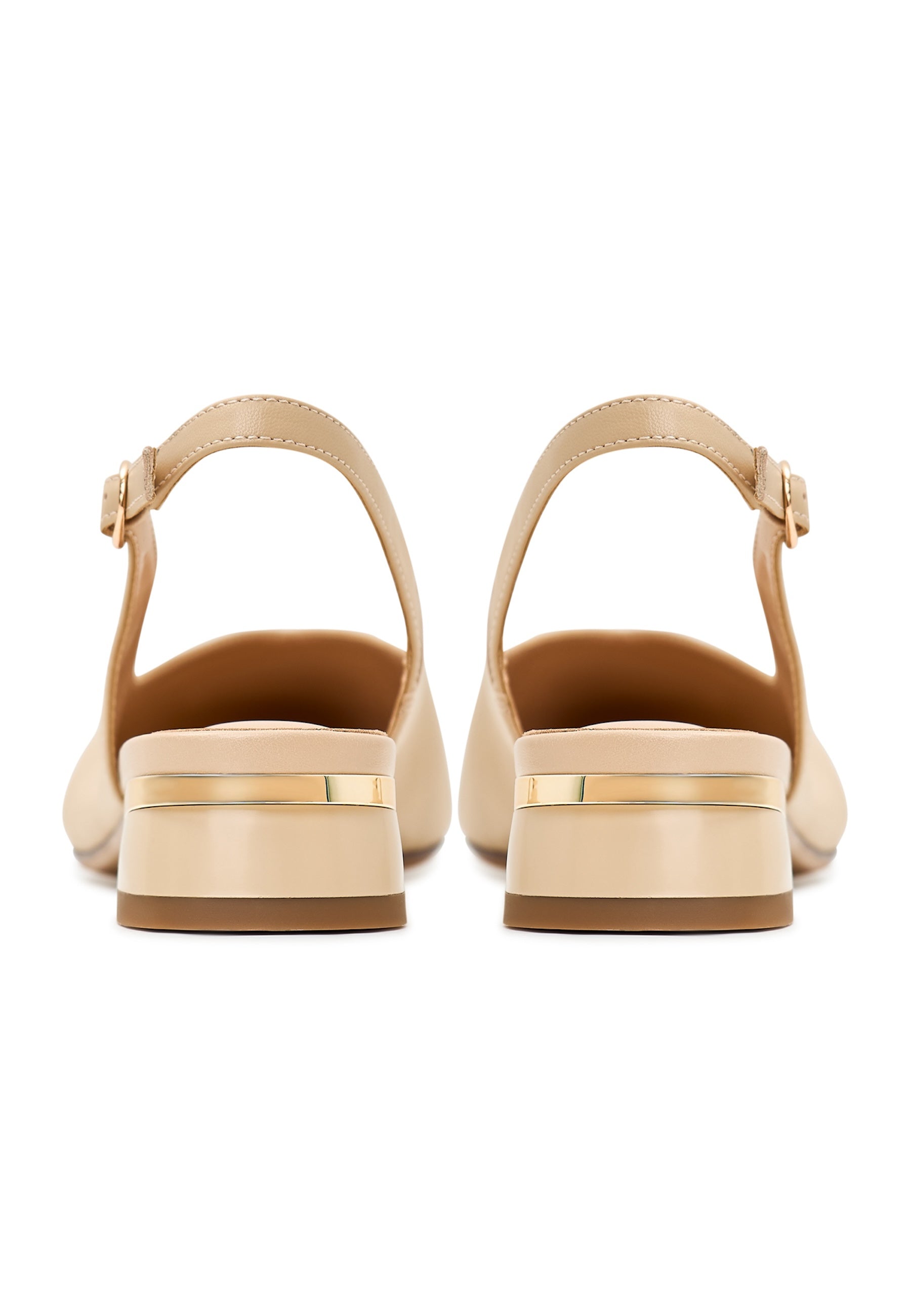 Slingback Ballerinas - Beige