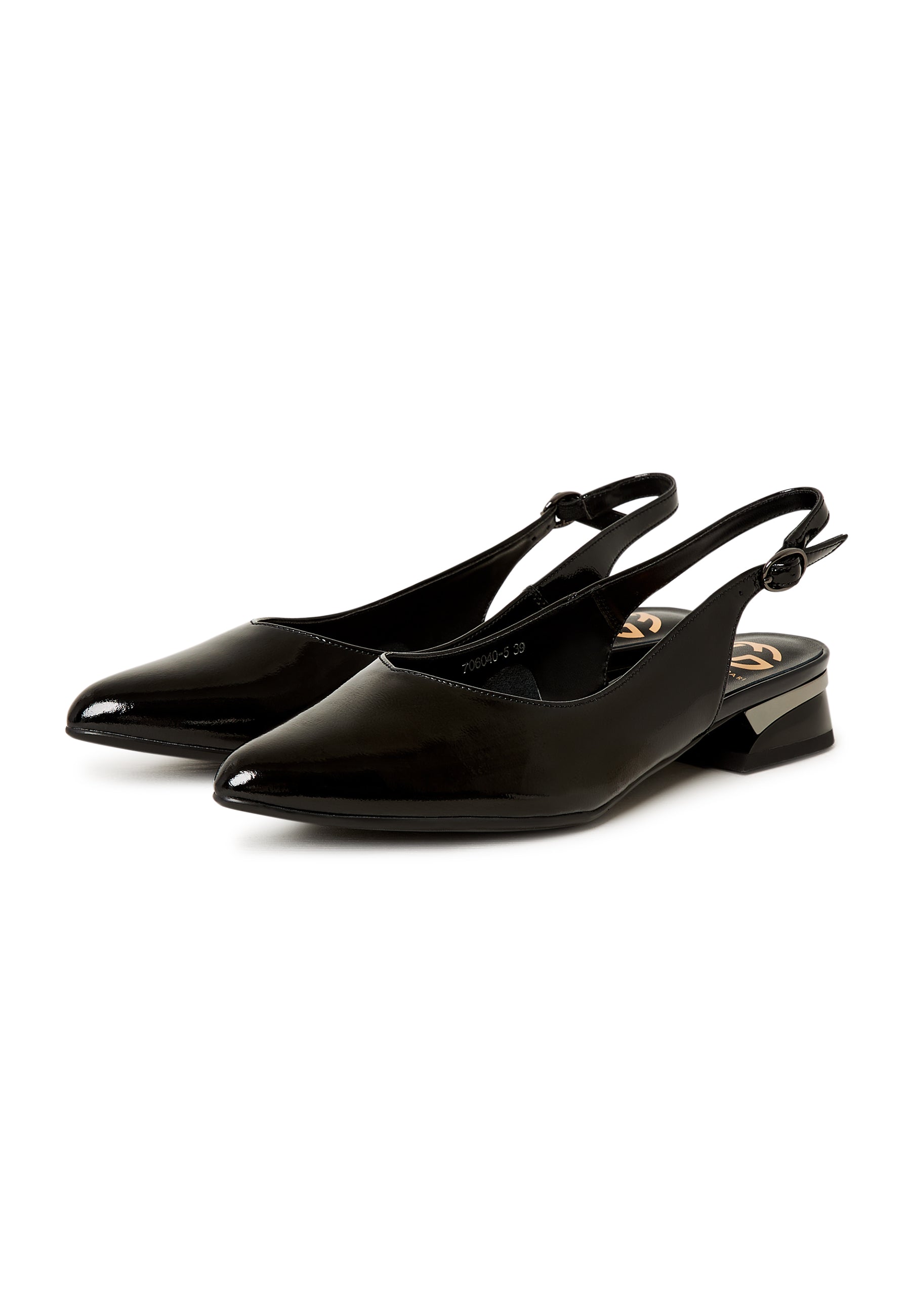 Slingback Ballerinas - Black