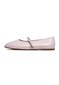 Timeless Elegance Mary Jane Flats - Pearl