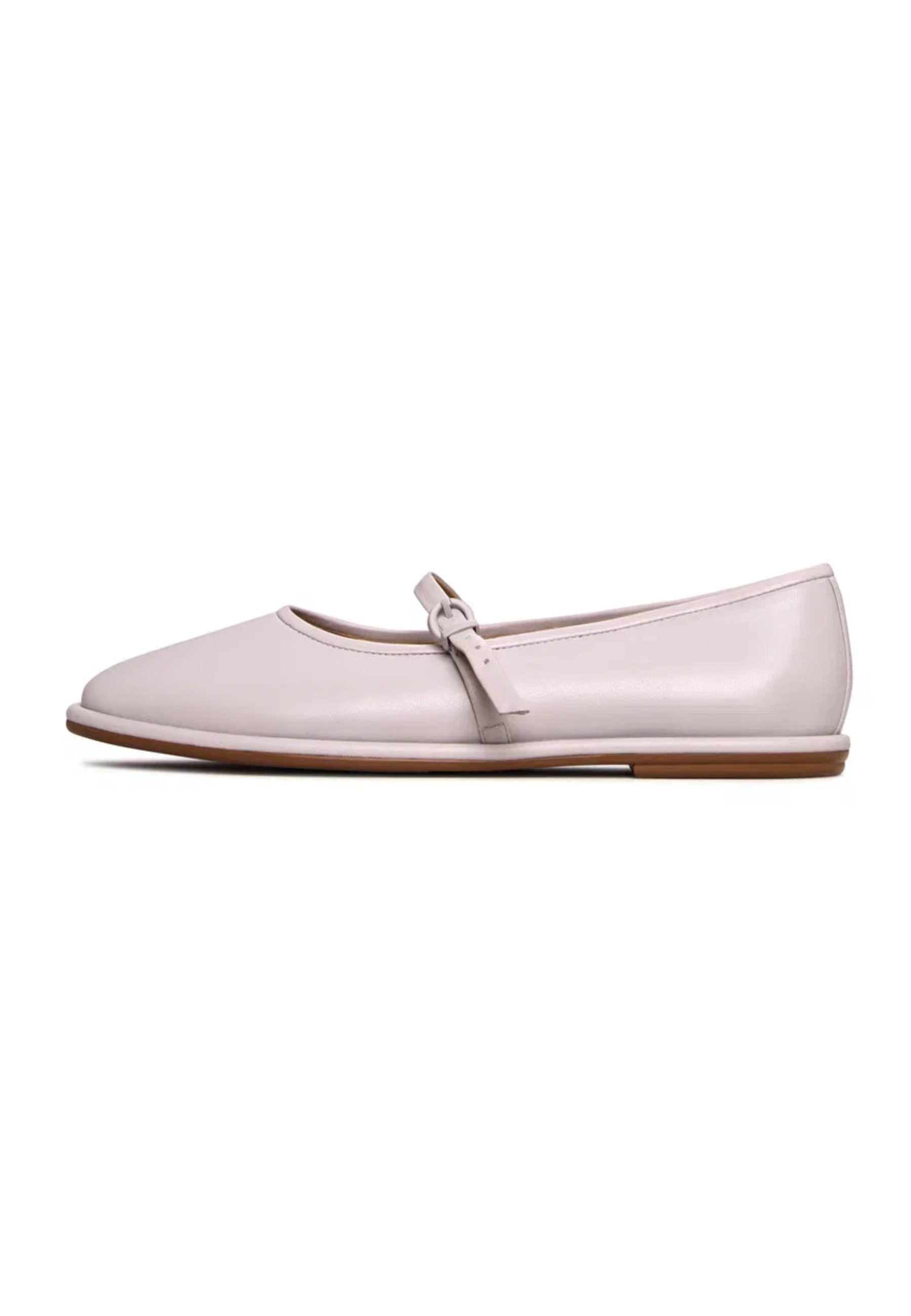 Timeless Elegance Mary Jane Flats - Pearl