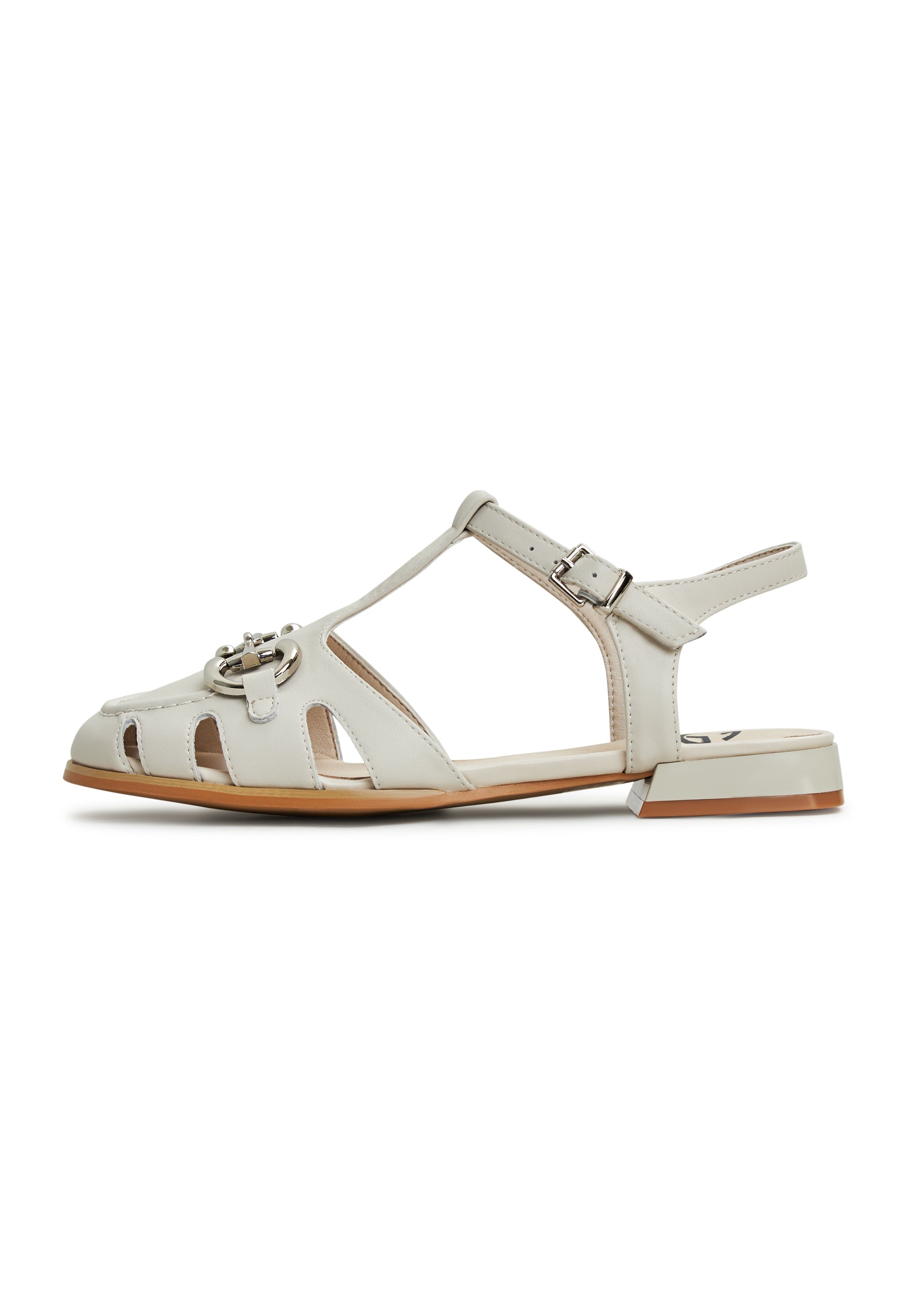 Sandalen mit flacher Sohle Aisha - Beige