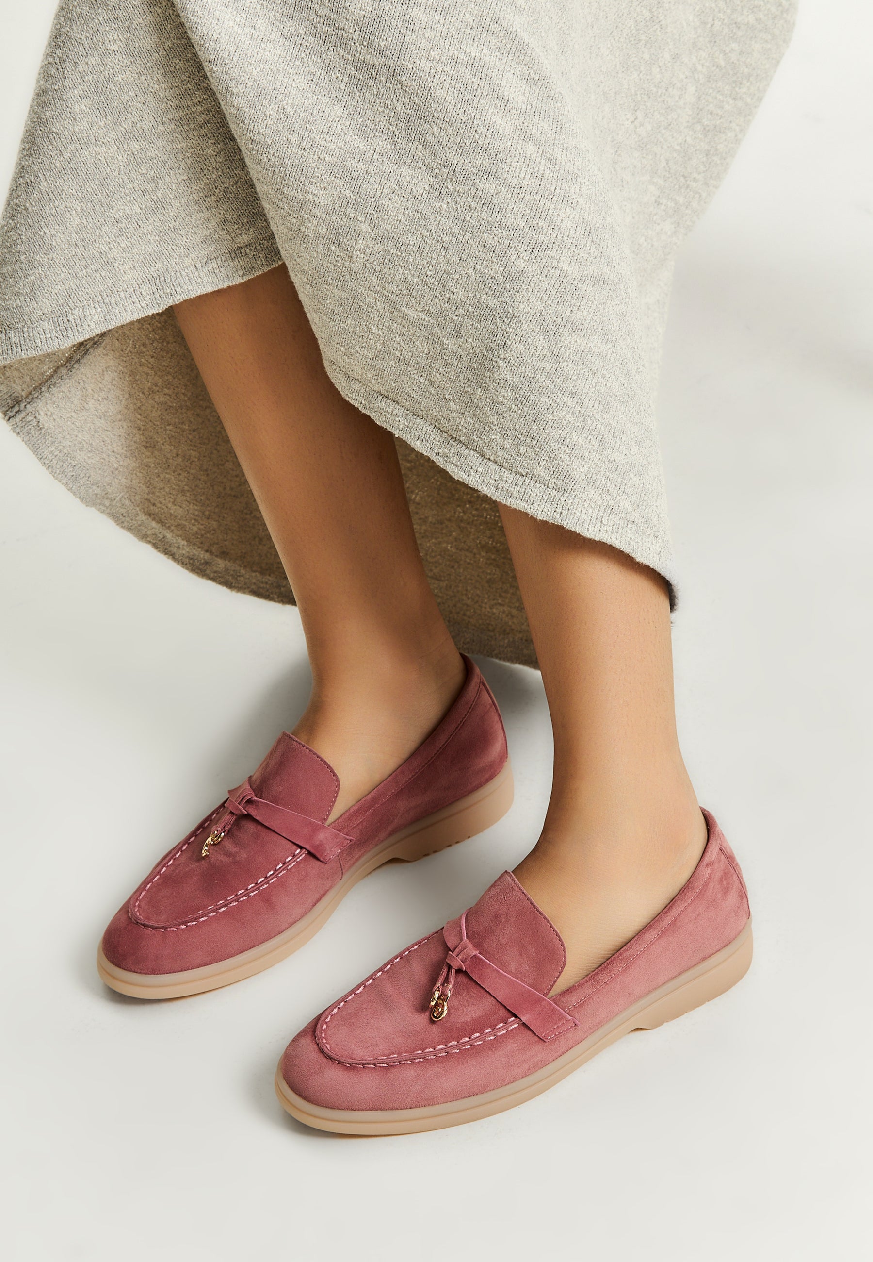 Platform mokkasiner Aurelia - Beige