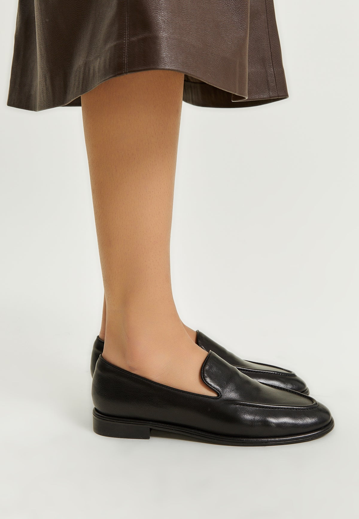 Leather Classic Loafers - Black