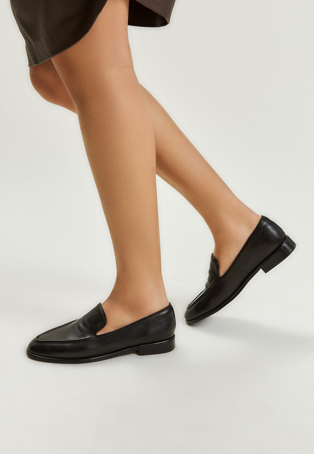 Leather Classic Loafers - Black