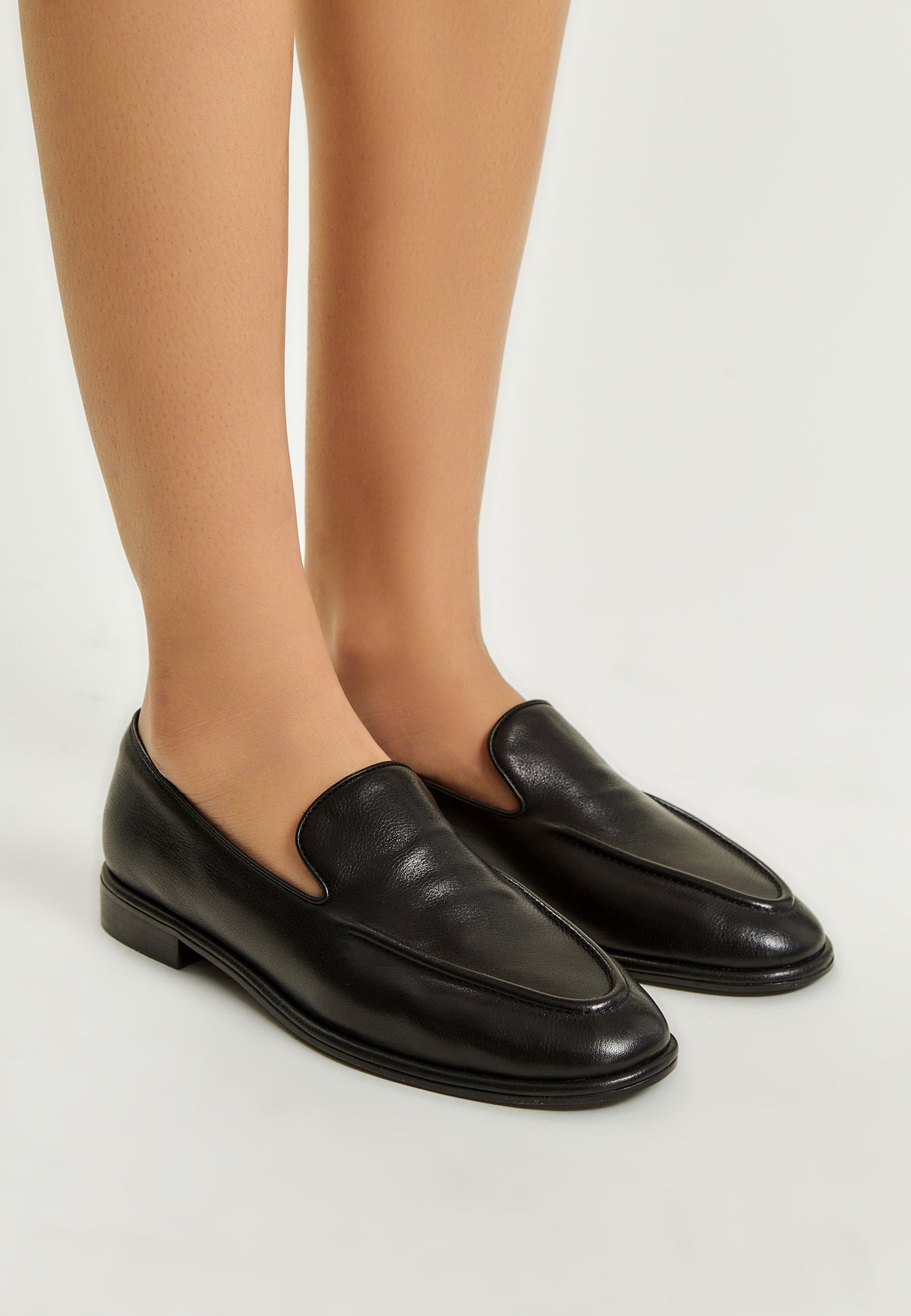 Leather Classic Loafers - Black