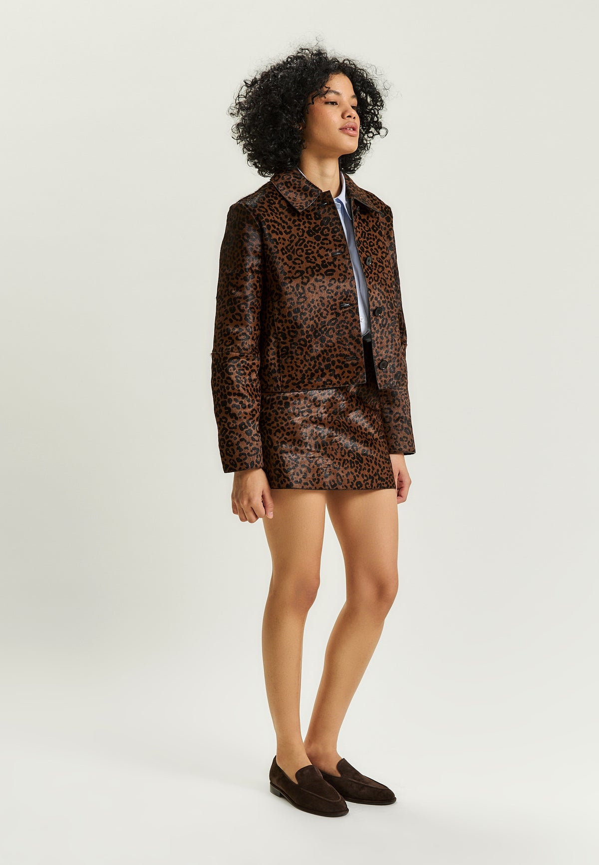 Velvet Classic Loafers - Brown