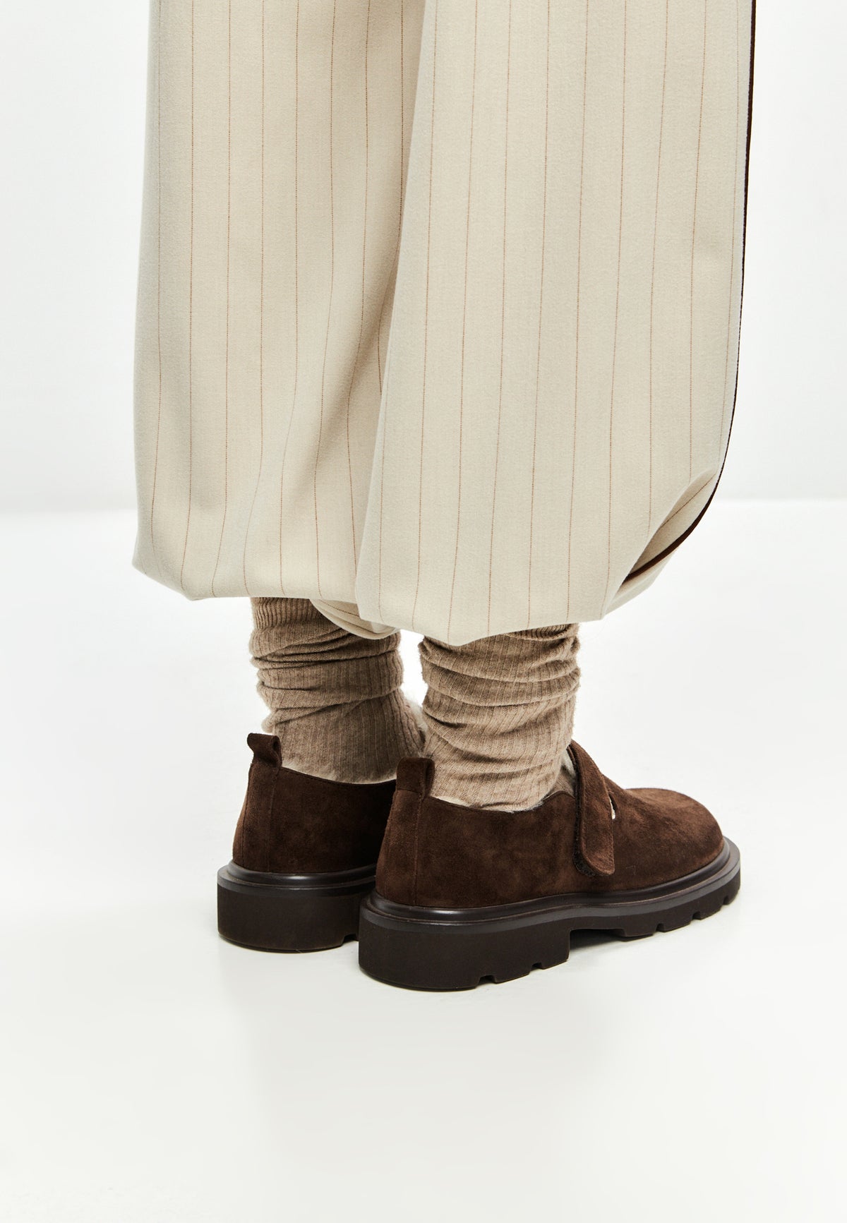 Alpine Grip Fleece Loafers - Brown