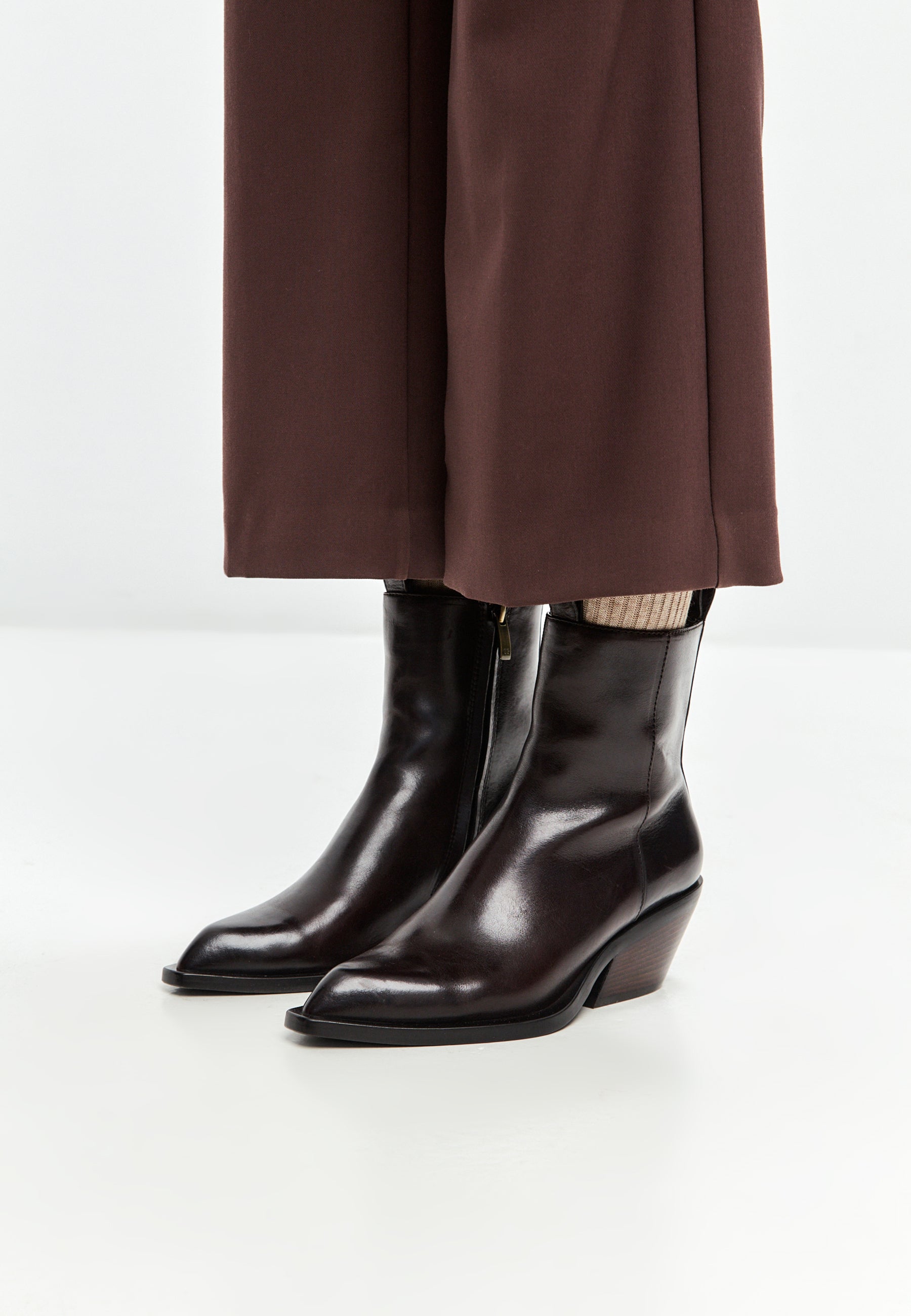Western Edge Ankle Boots