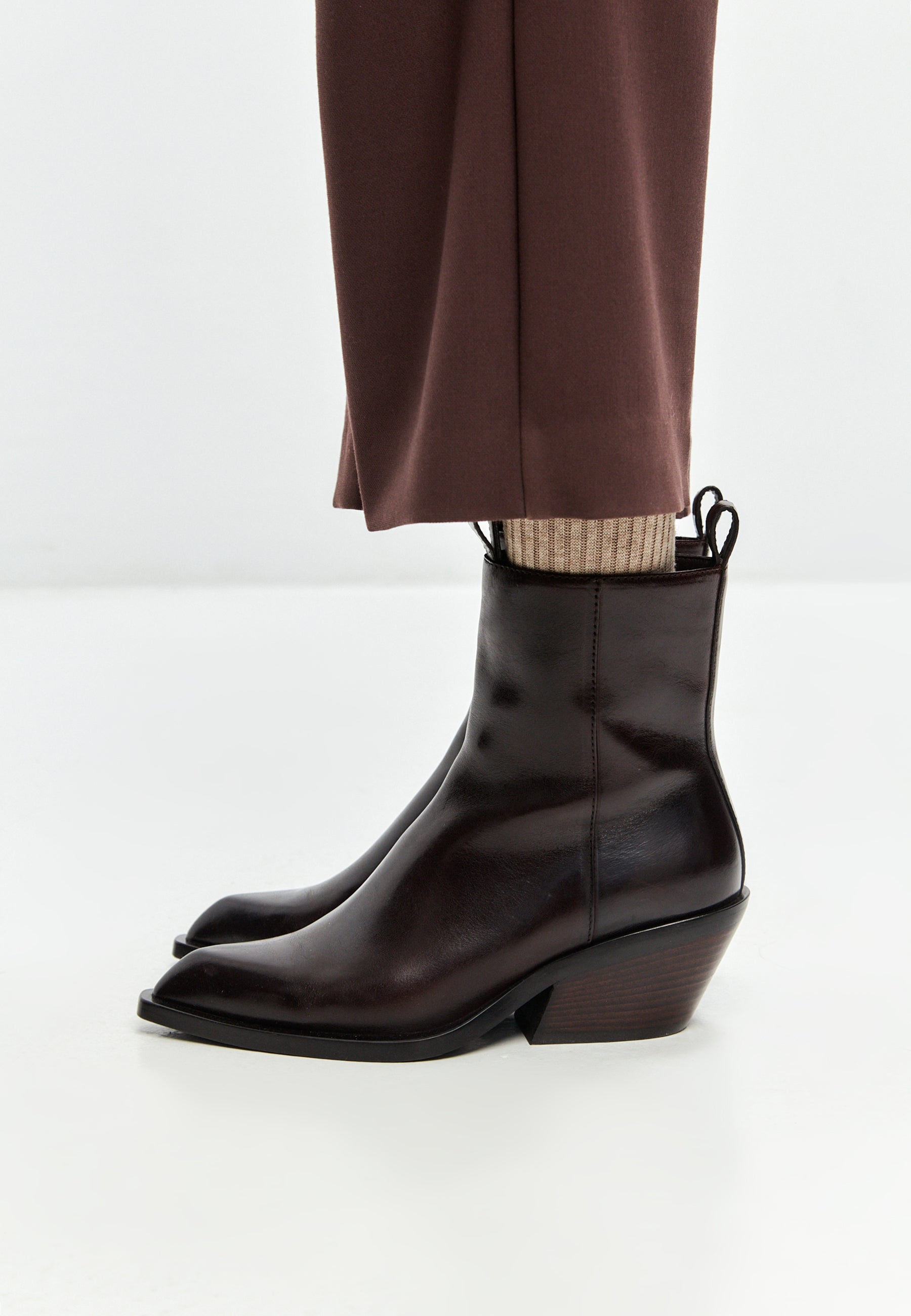 Western Edge Ankle Boots
