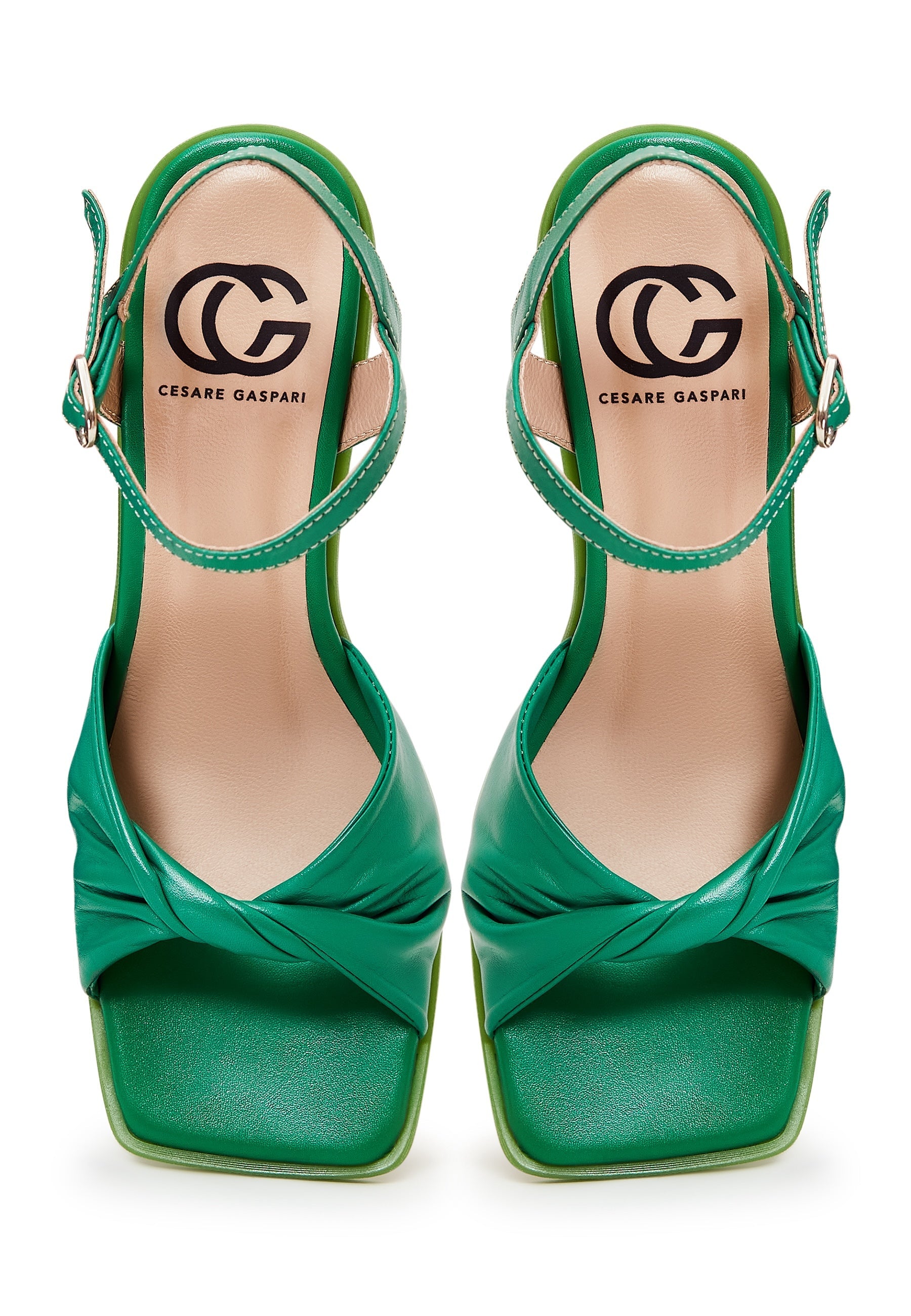 Classic Block Heel Sandals - Cesare Gaspari 