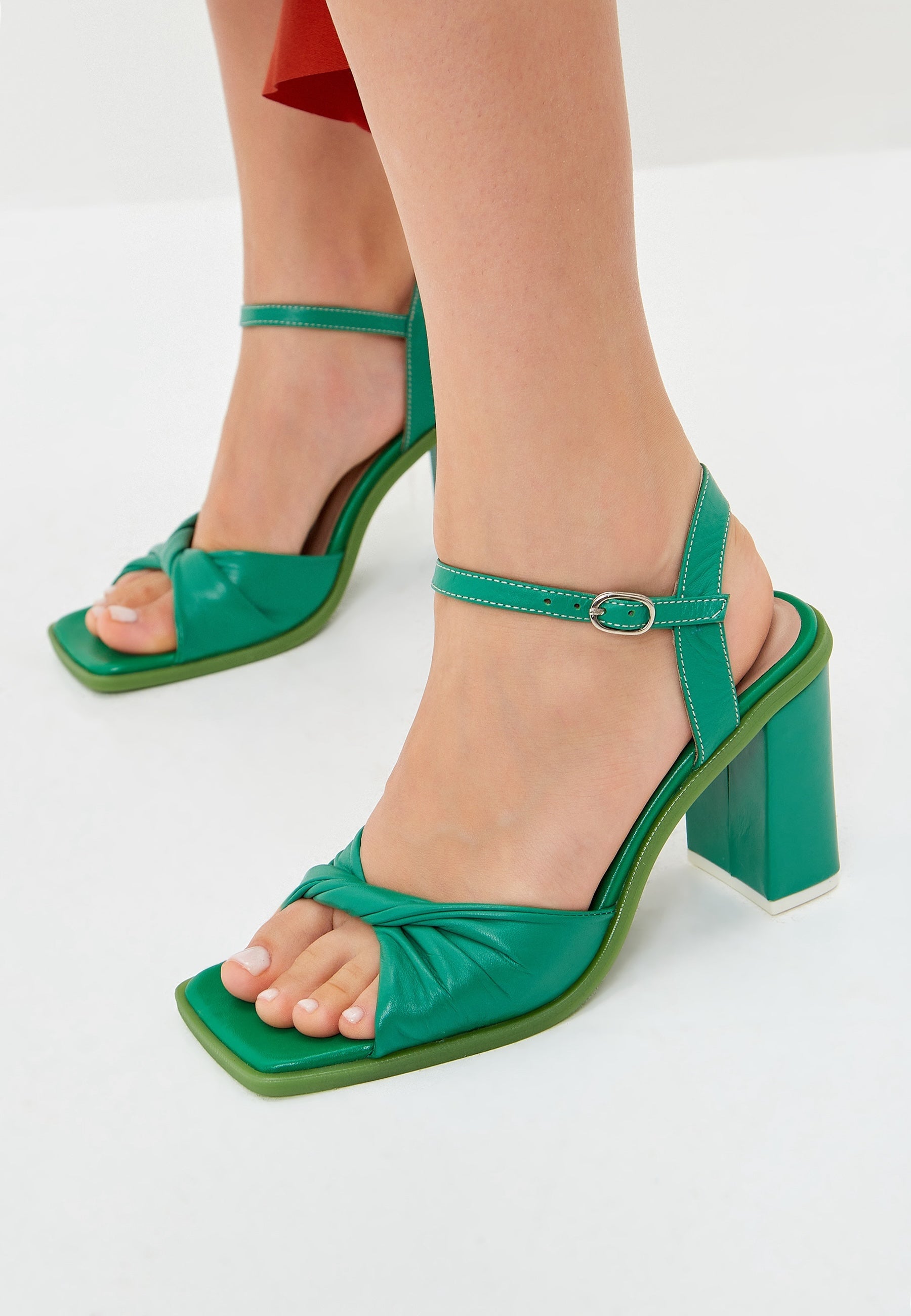 Green heels best sale