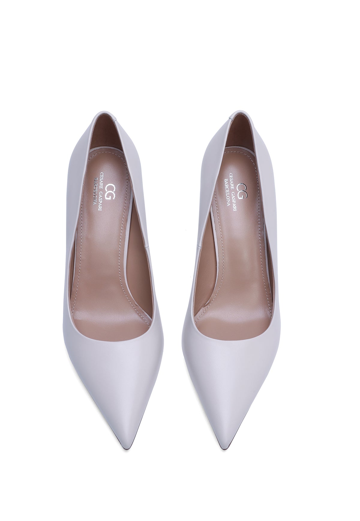 Tacones stiletto de piel – Milky
