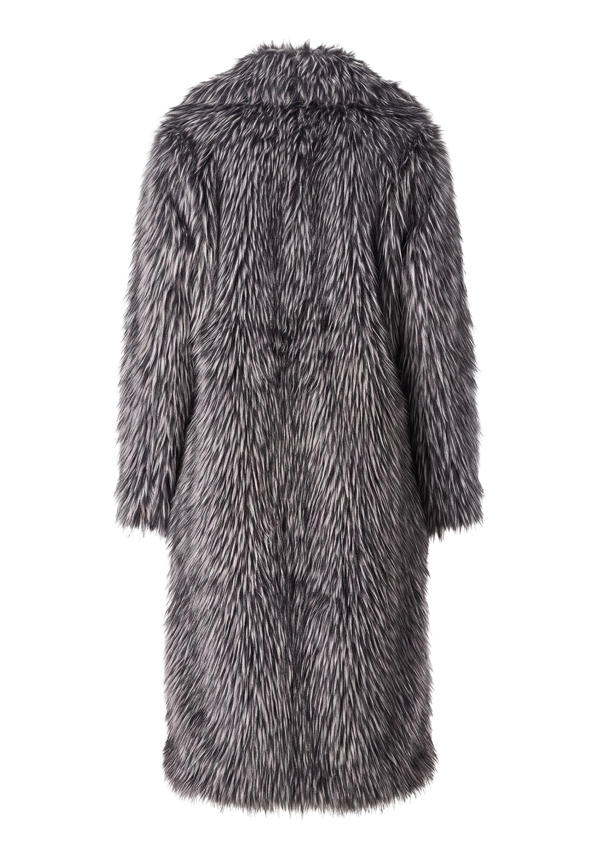 Cappotto in pelliccia sintetica Natalie – Nero