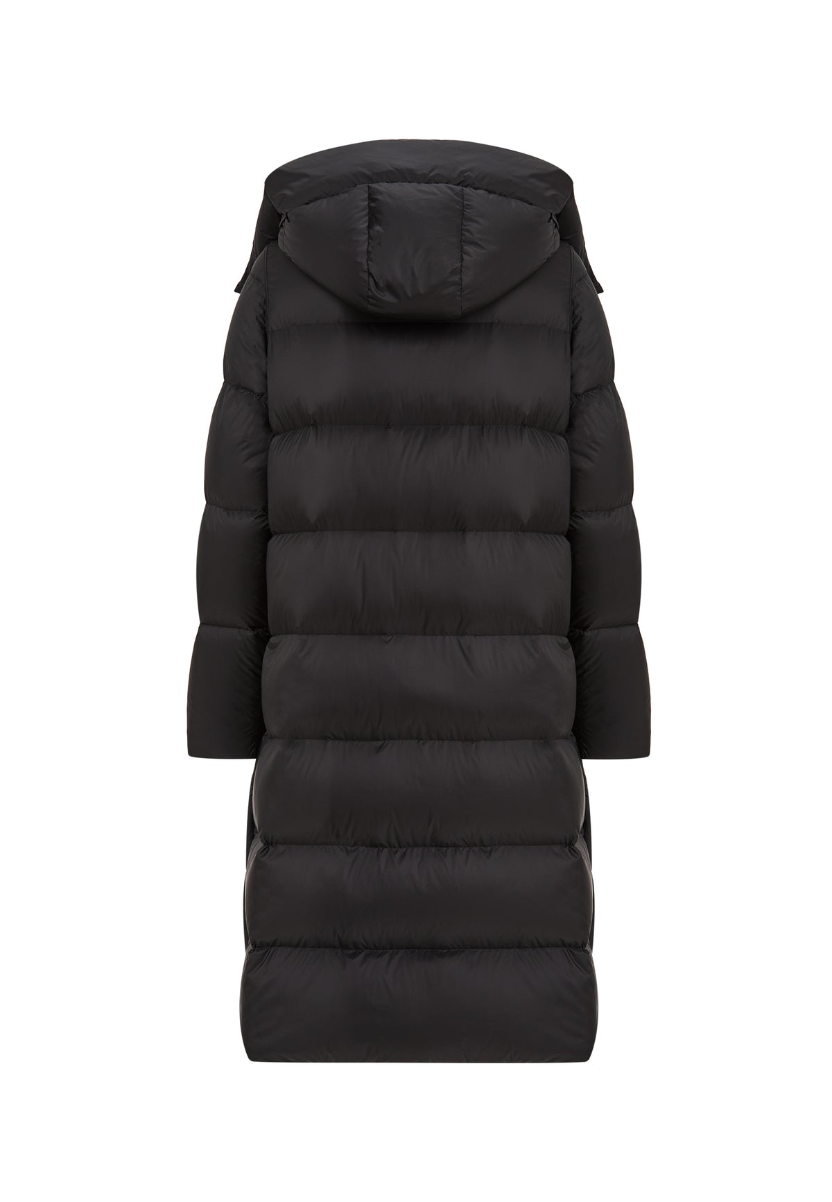 Long Oversized Hooded Down Puffer Coat