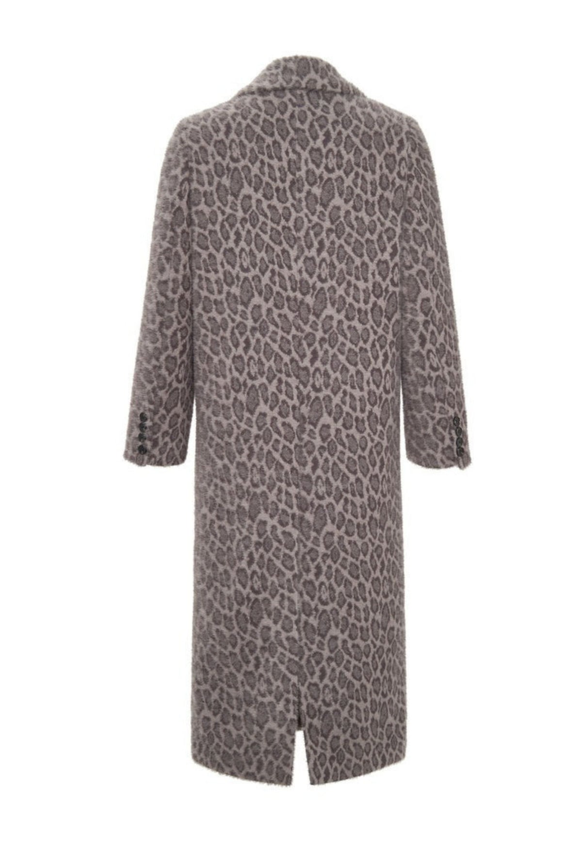 Manteau long en fausse fourrure Bianca - Leopard