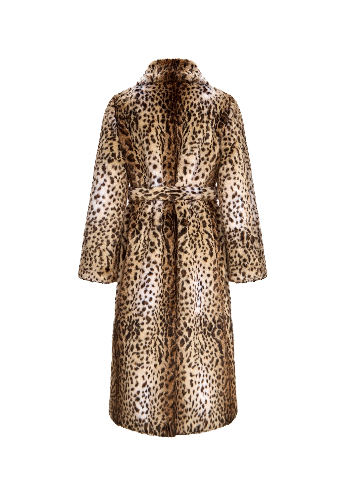 Cappotto maxi in pelliccia sintetica – Leopardo
