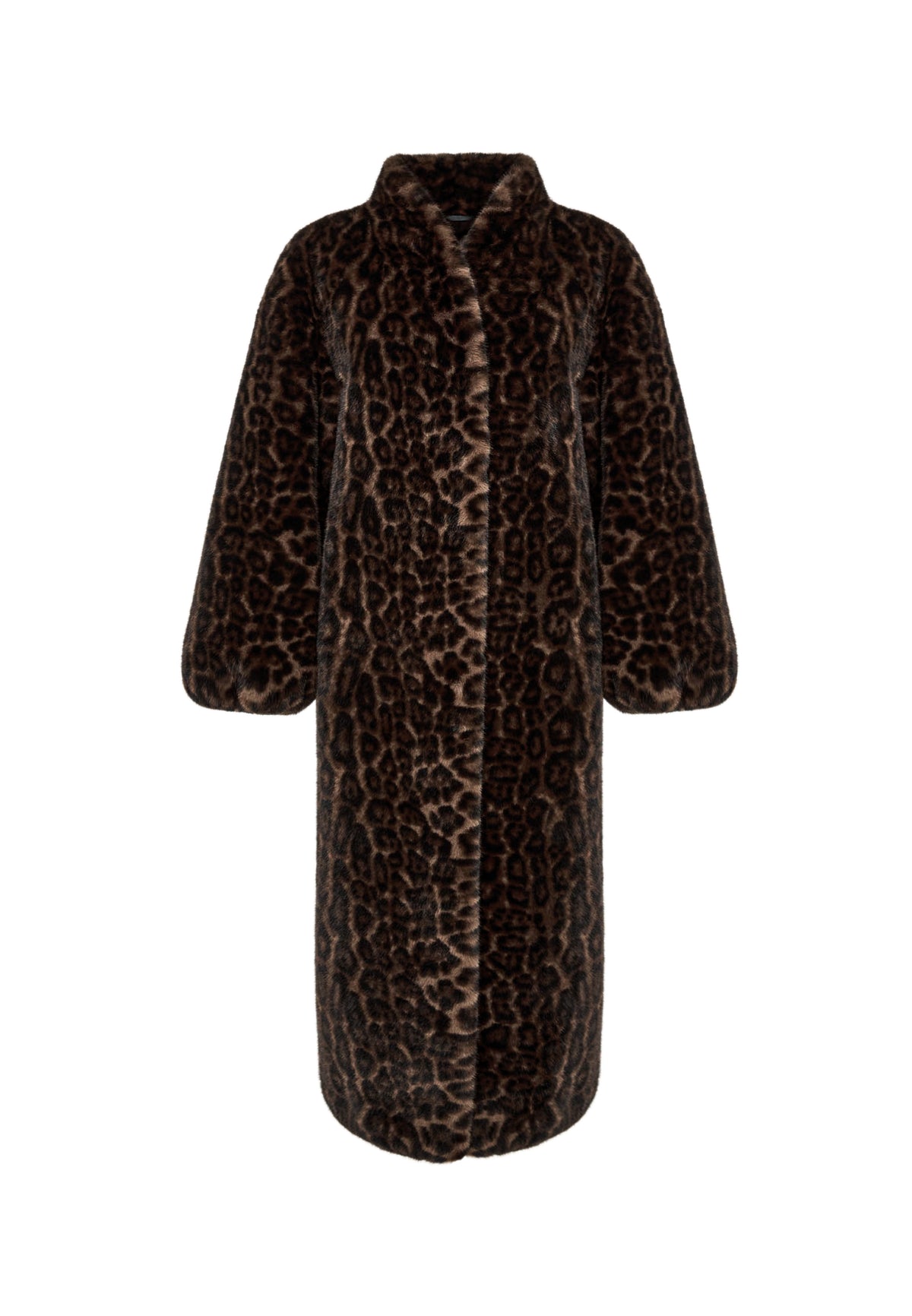 Manteau Noir Luxe – Marron