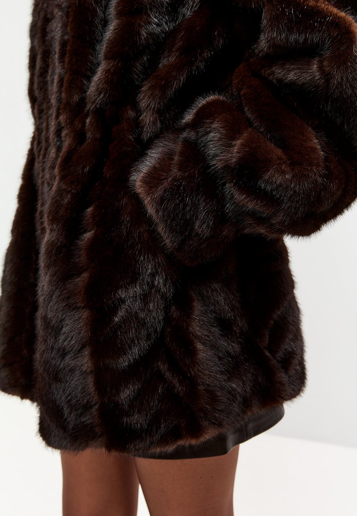 Zip Faux Fur Jacket