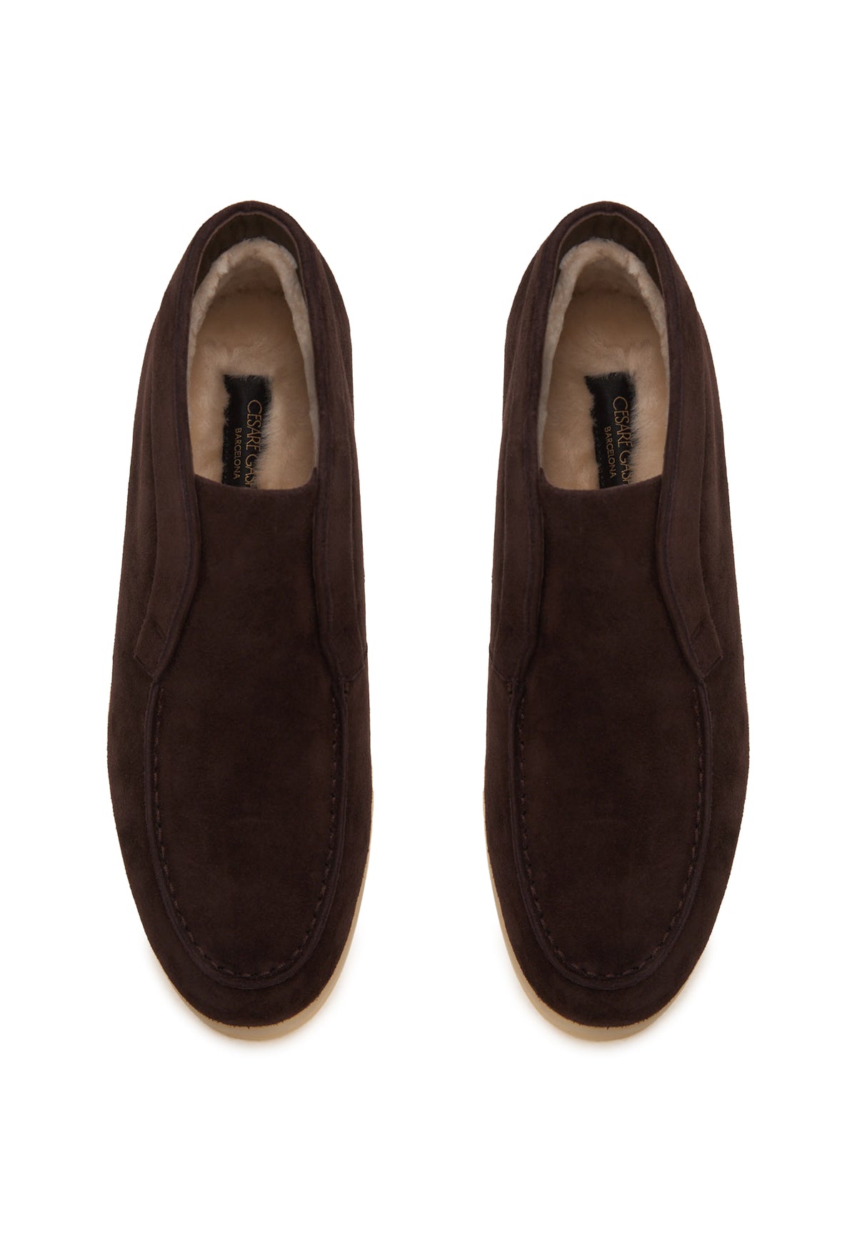 Wool Step High Loafer – Dunkelbraun