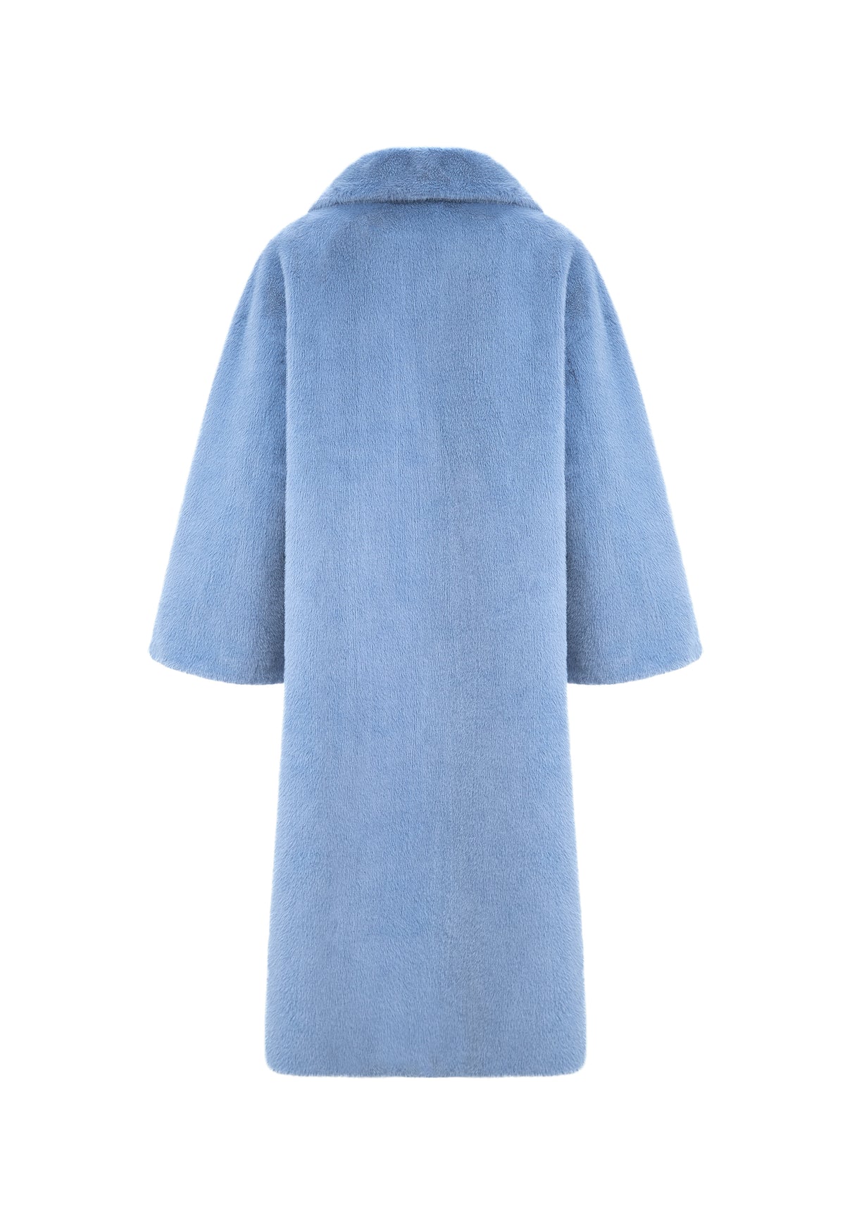 Arctic Fox Coat - Light Blue