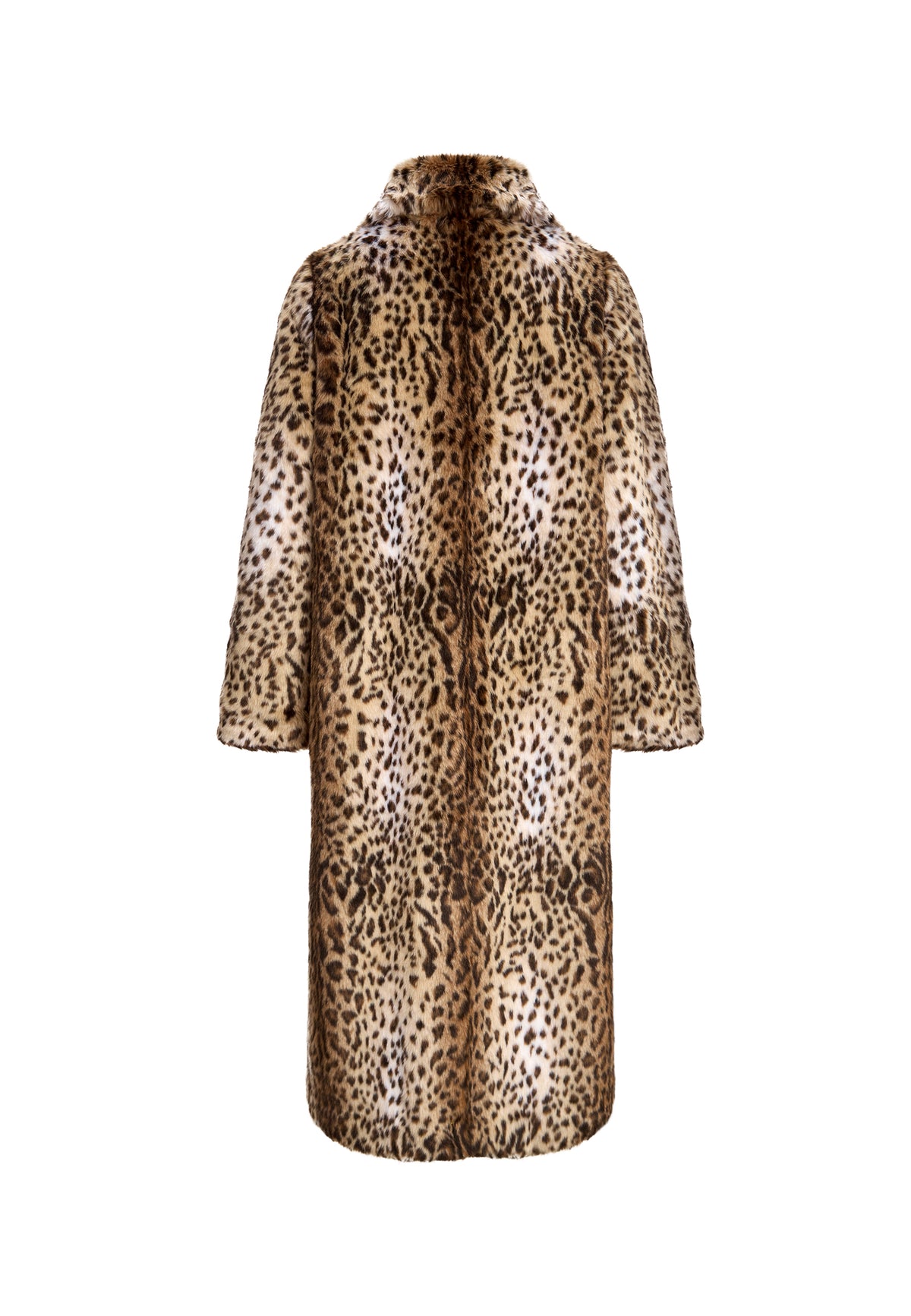 Cappotto maxi in pelliccia sintetica – Leopardo