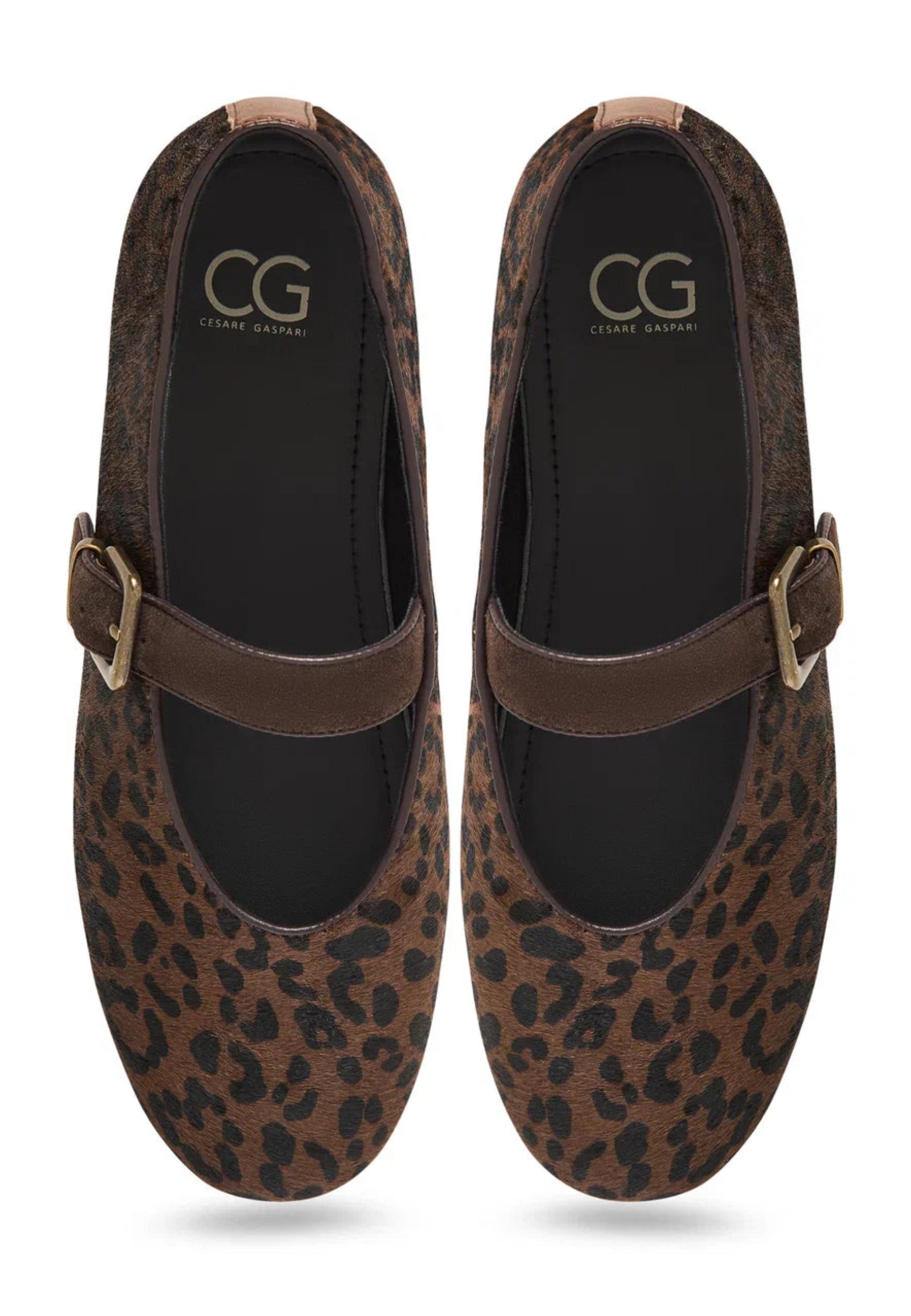 Chic Mary Jane Flats - Leopard