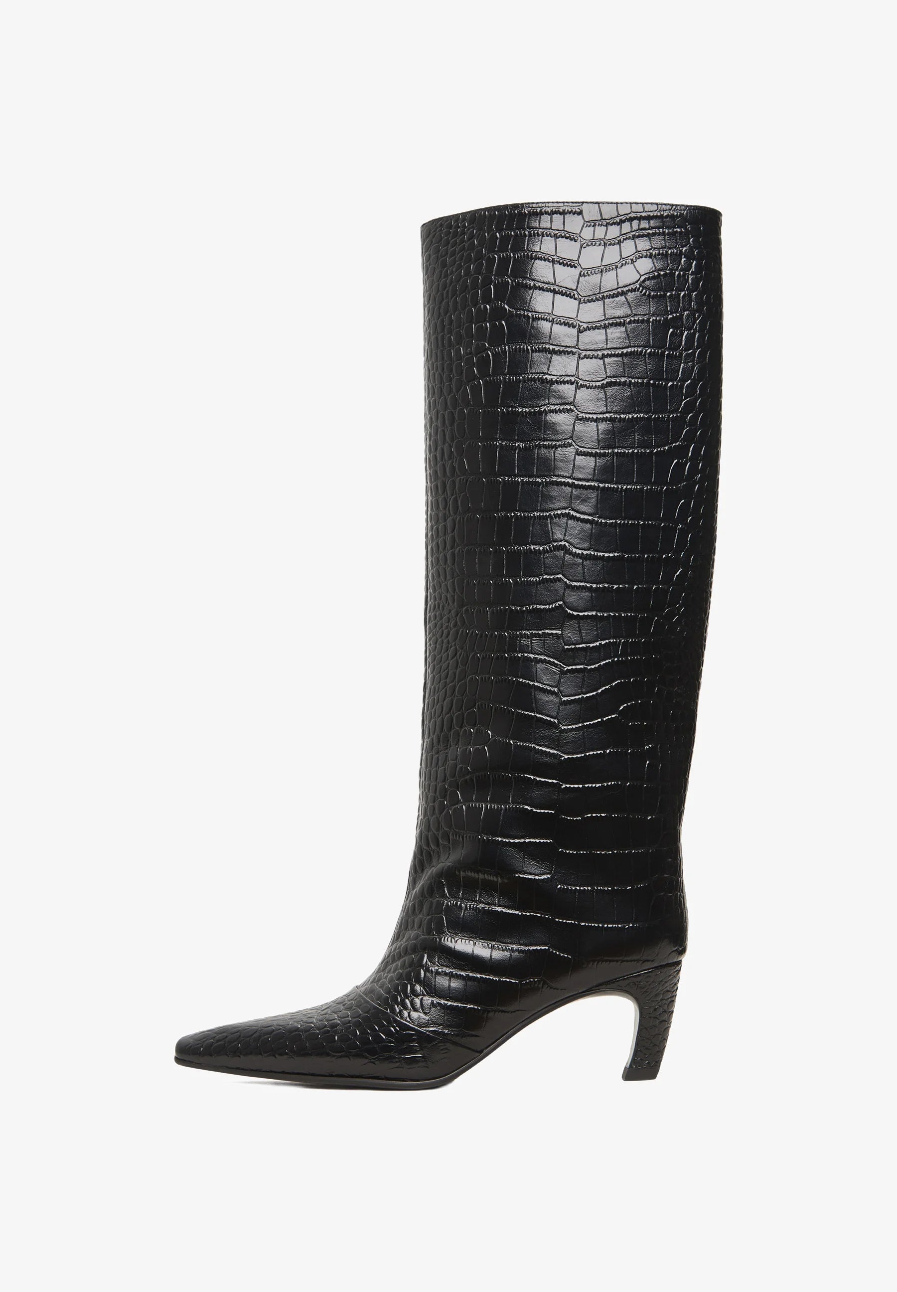 Croc Queen Knee Boots