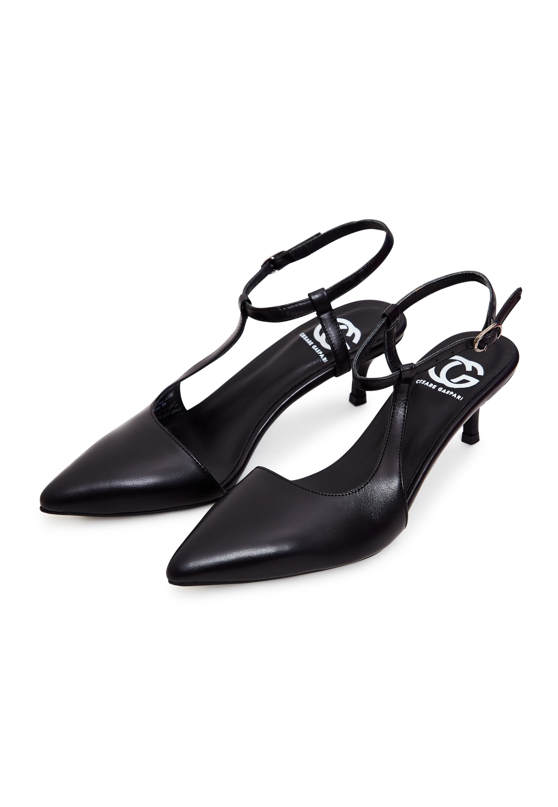 Classic Leather Pumps - Cesare Gaspari 